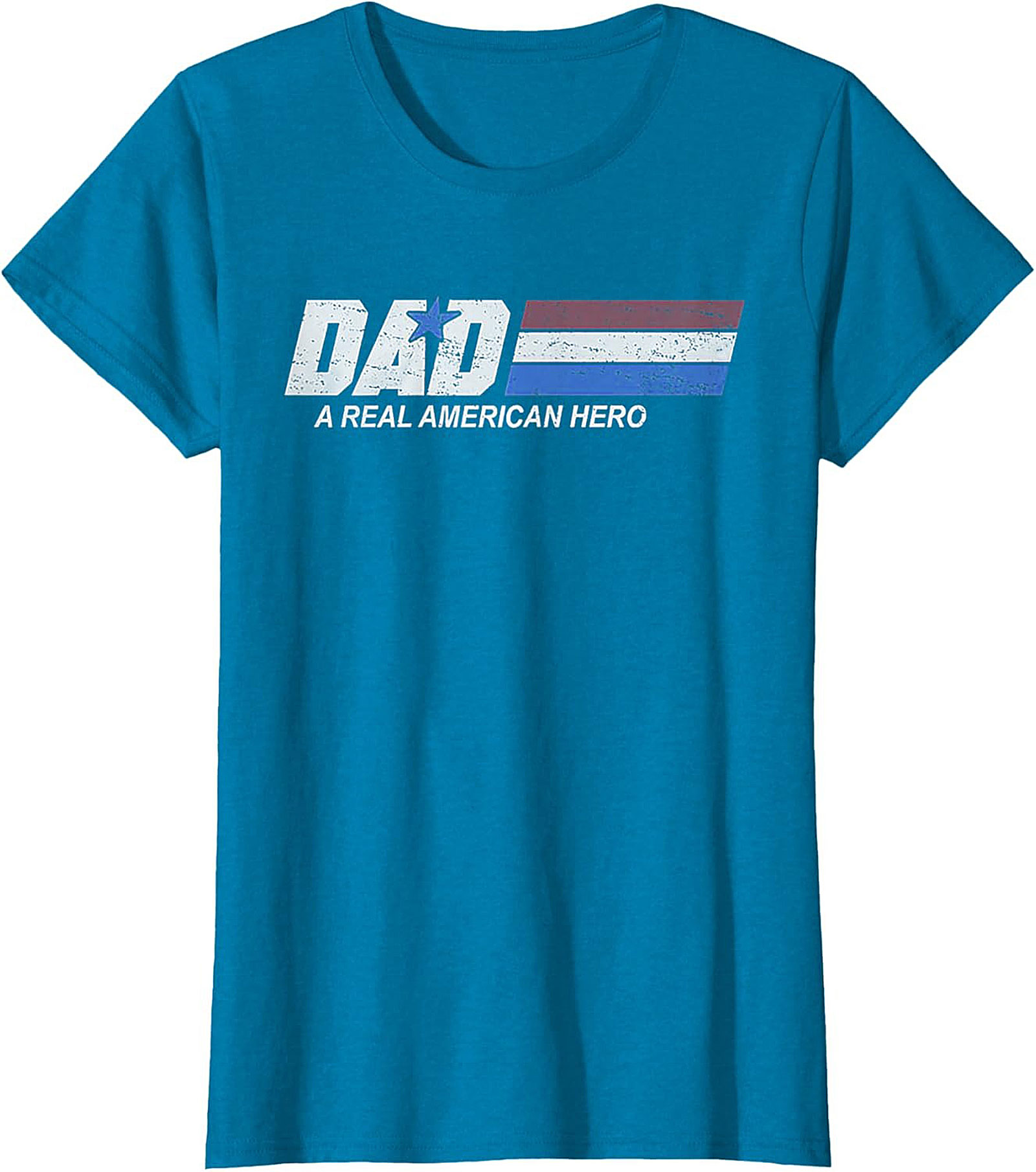 American Hero Dad T-shirt Patriotic Father's Day Tee