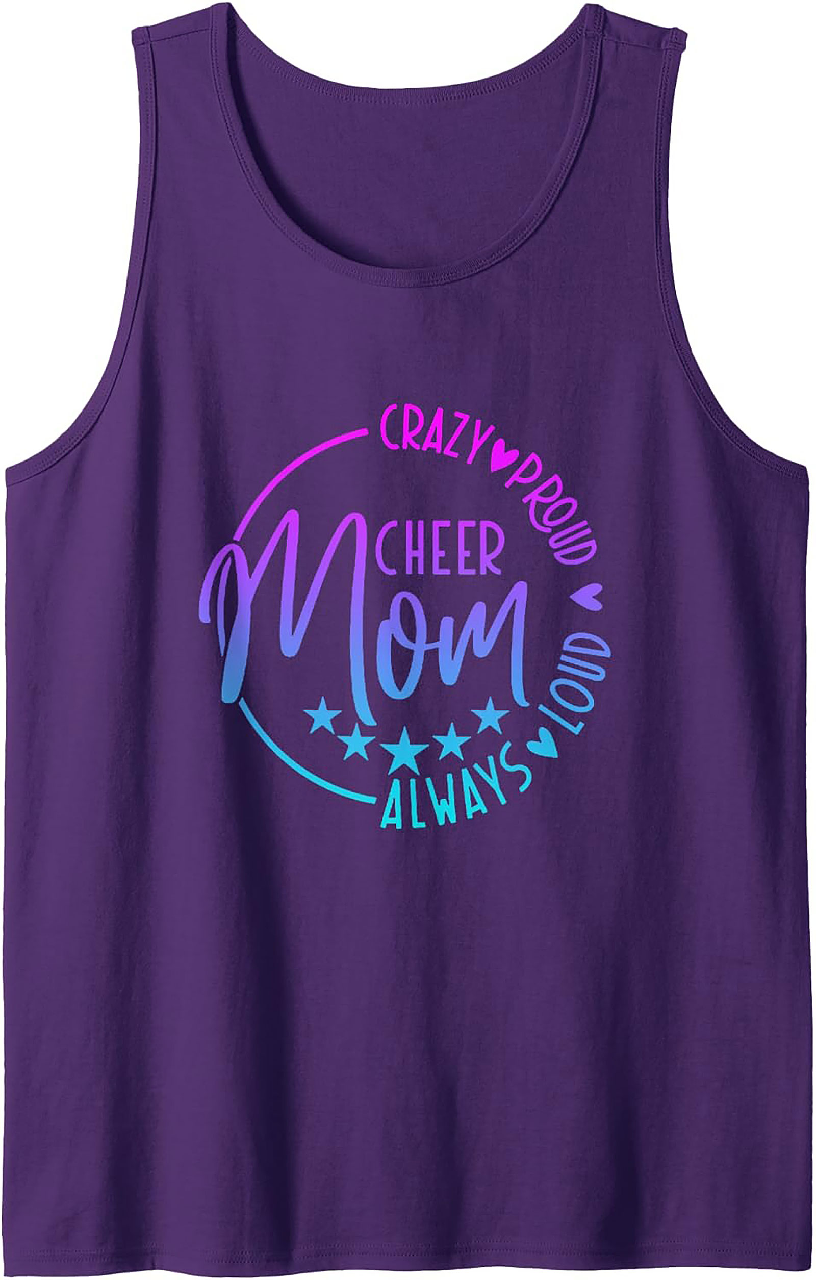 Cheer Mom Graphic Tank Top Always Loud Spirit Wear