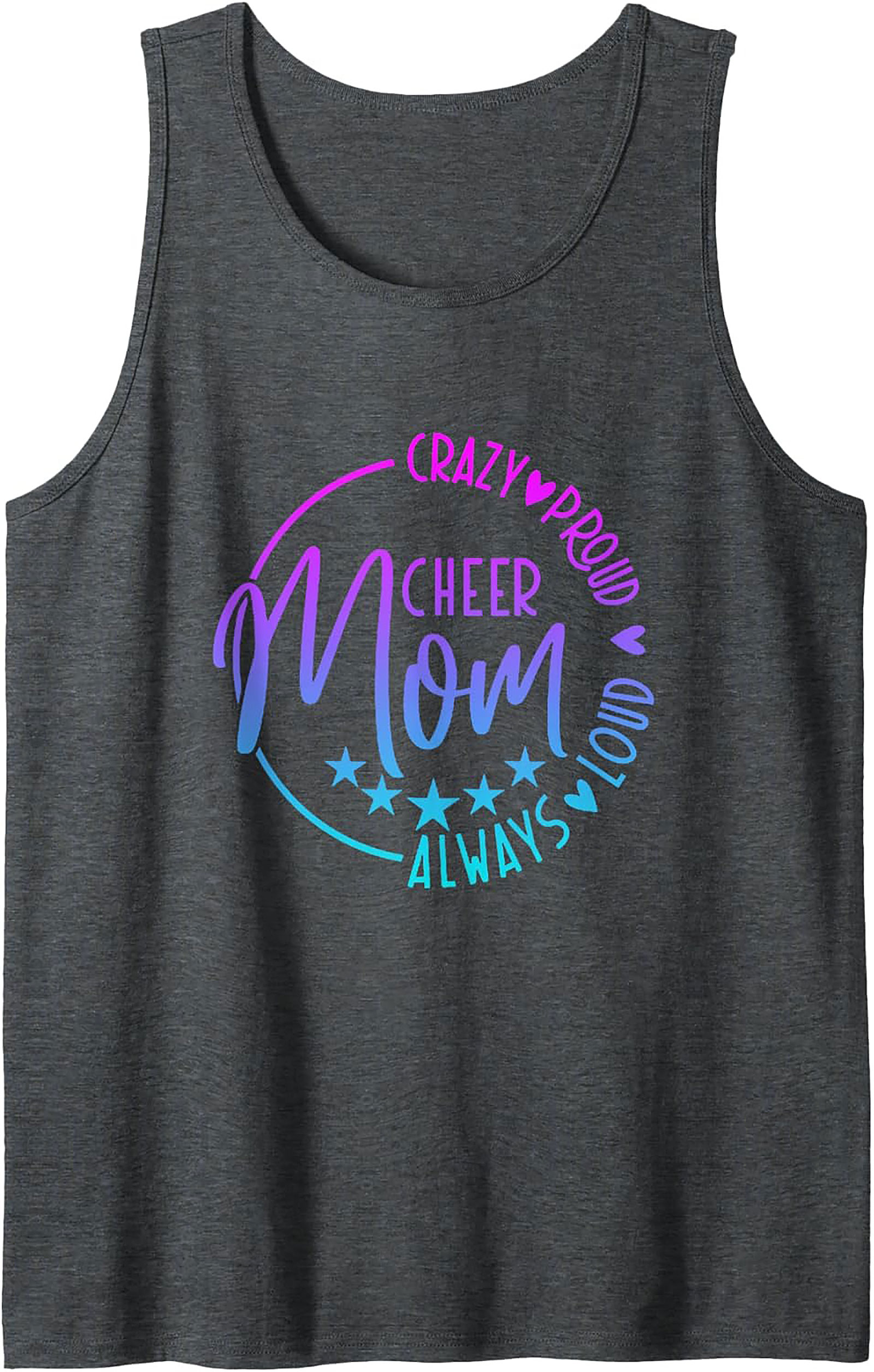 Cheer Mom Graphic Tank Top Always Loud Spirit Wear
