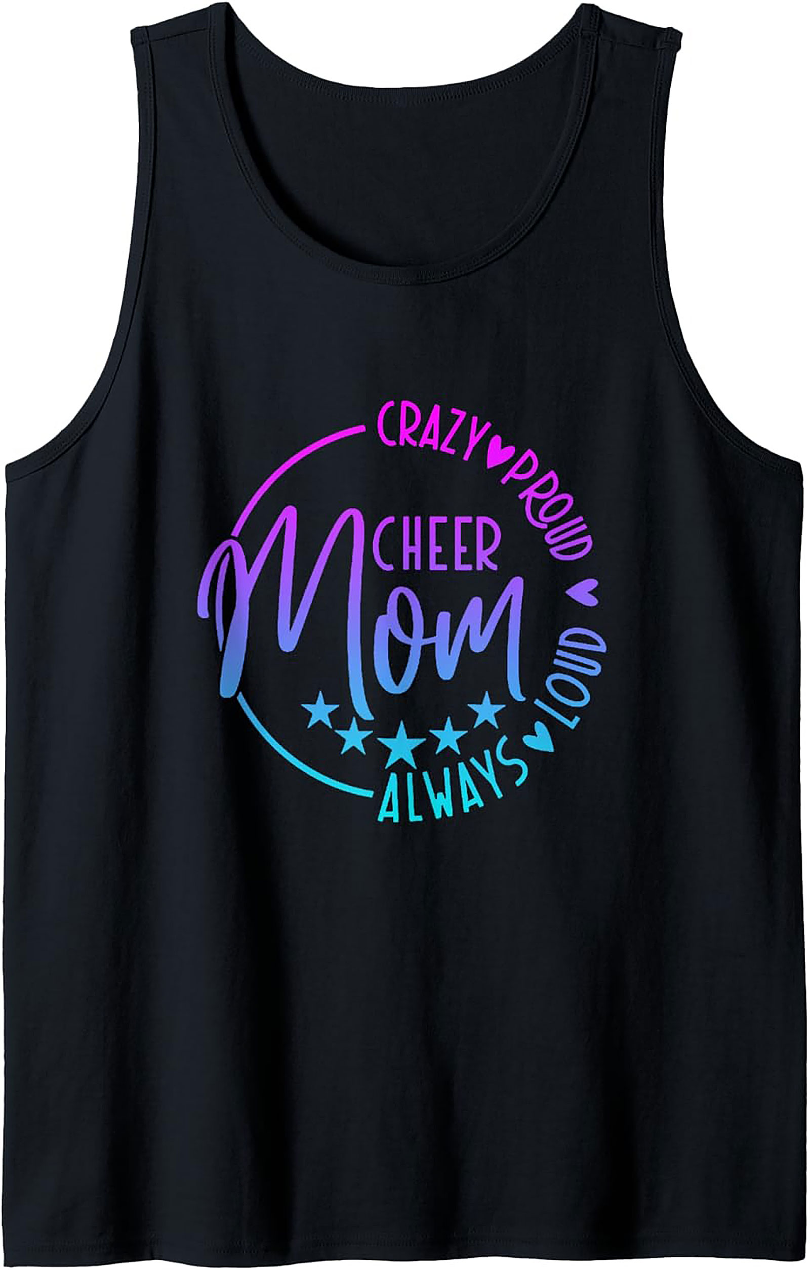 Cheer Mom Graphic Tank Top Always Loud Spirit Wear