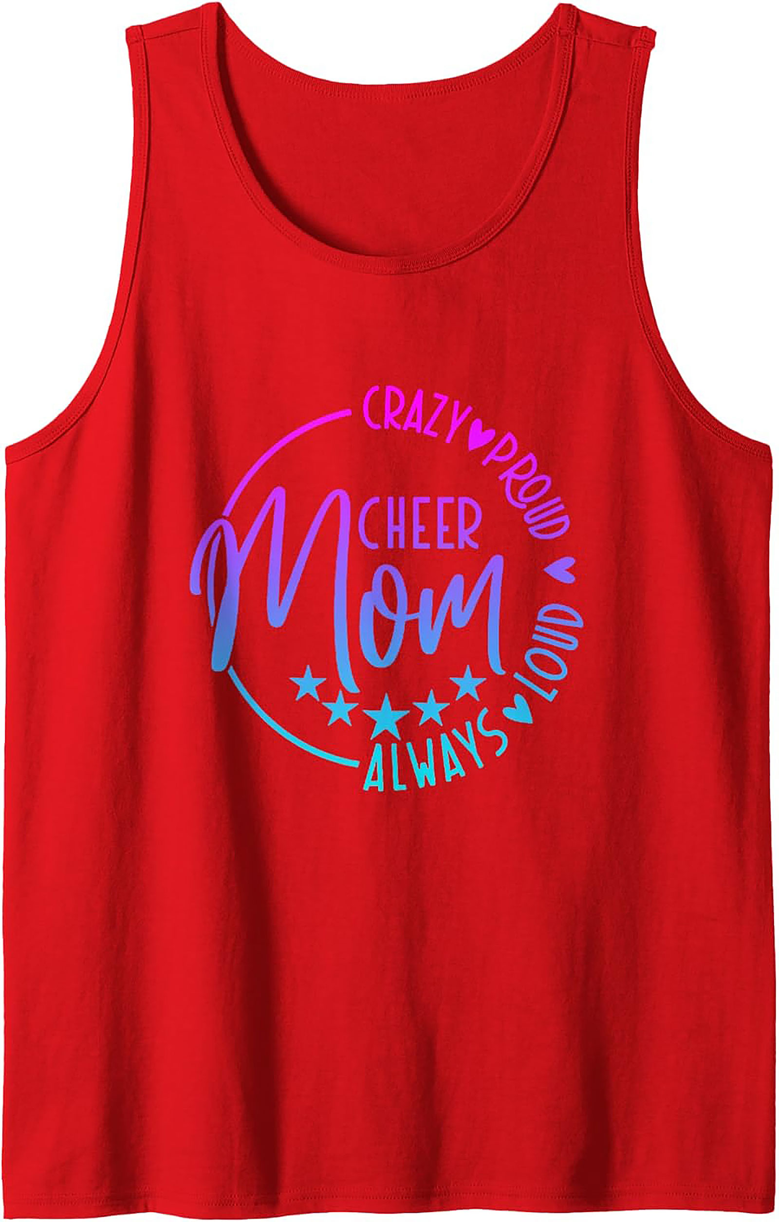 Cheer Mom Graphic Tank Top Always Loud Spirit Wear