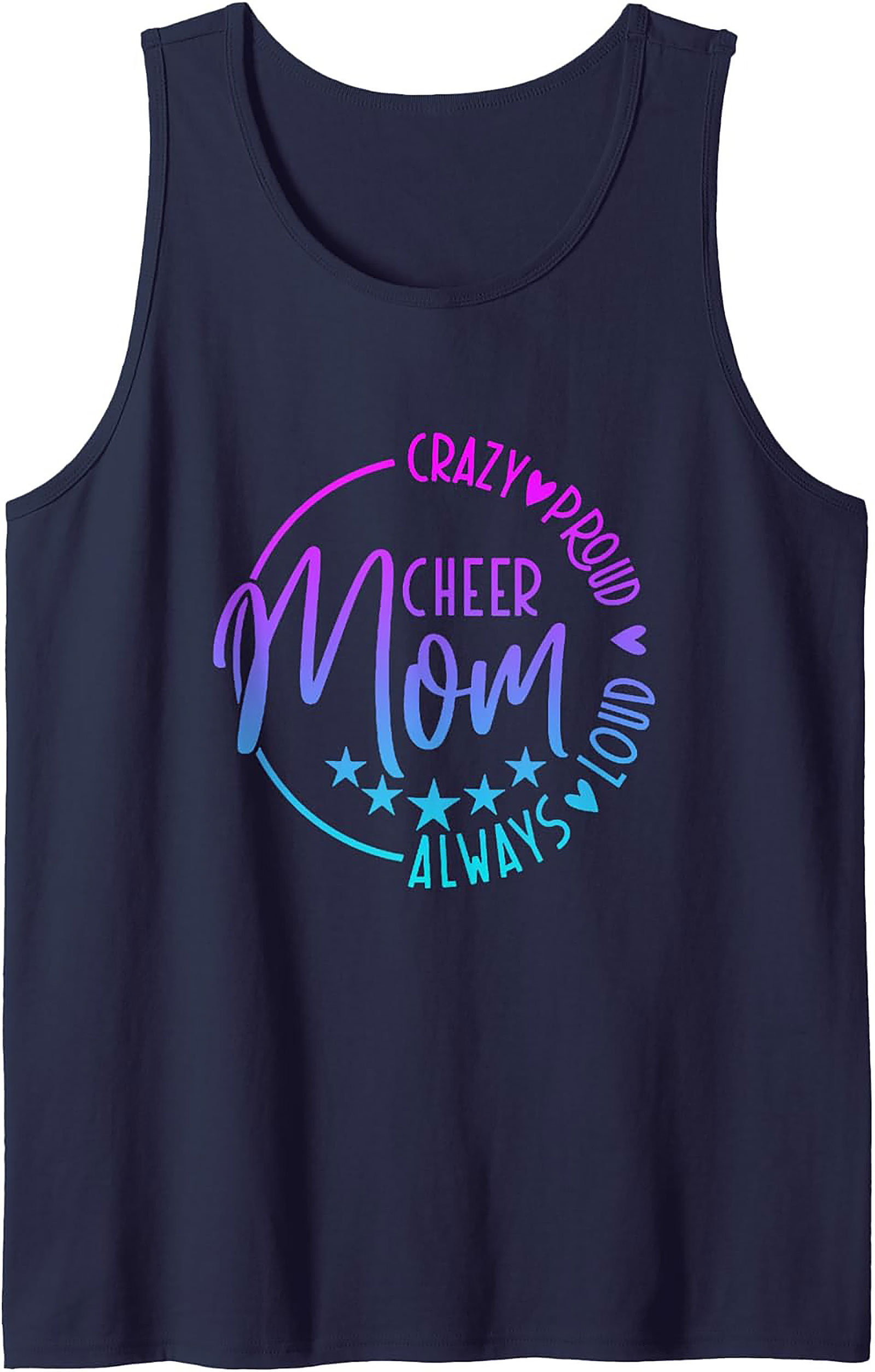 Cheer Mom Graphic Tank Top Always Loud Spirit Wear