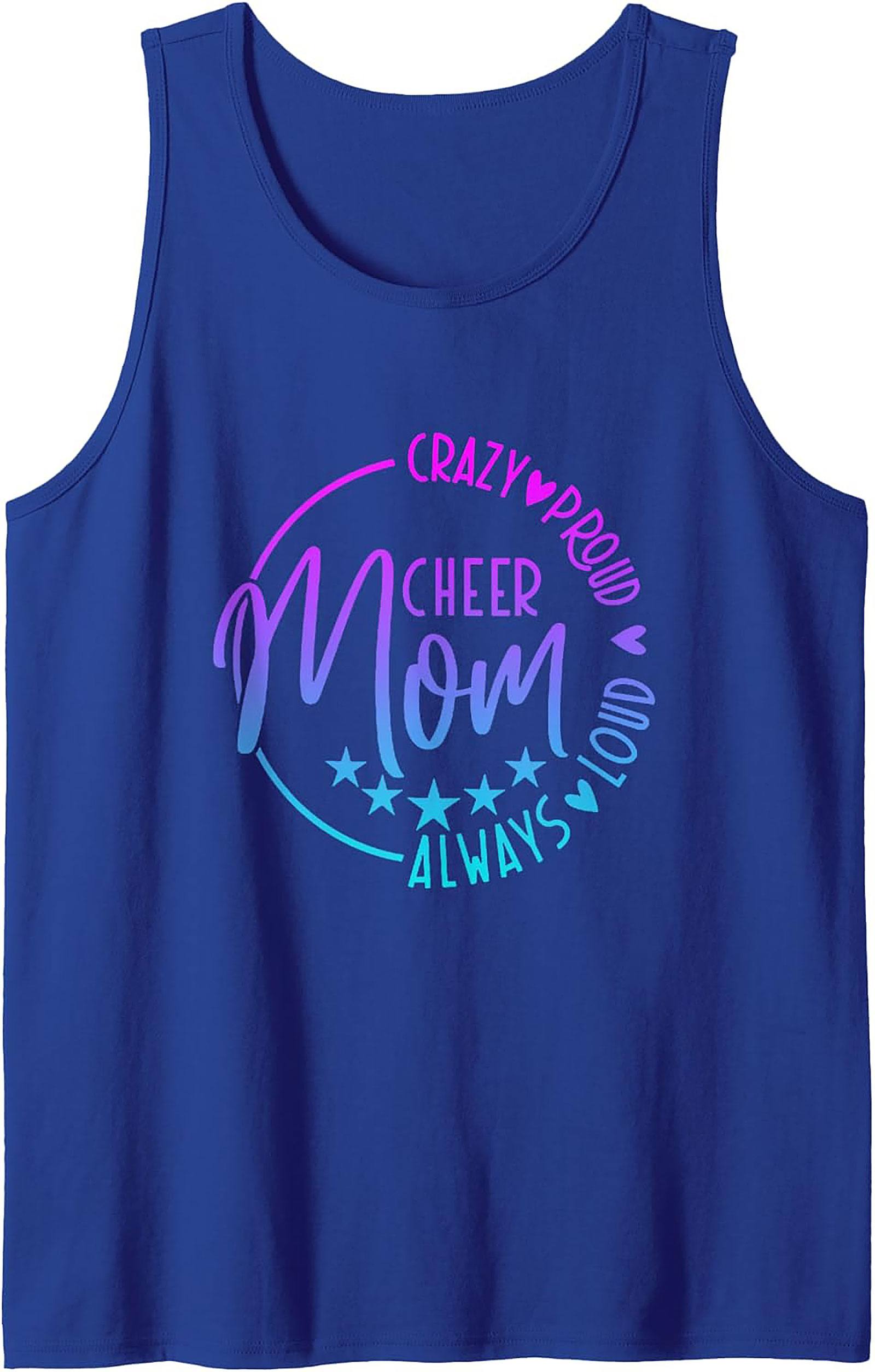 Cheer Mom Graphic Tank Top Always Loud Spirit Wear