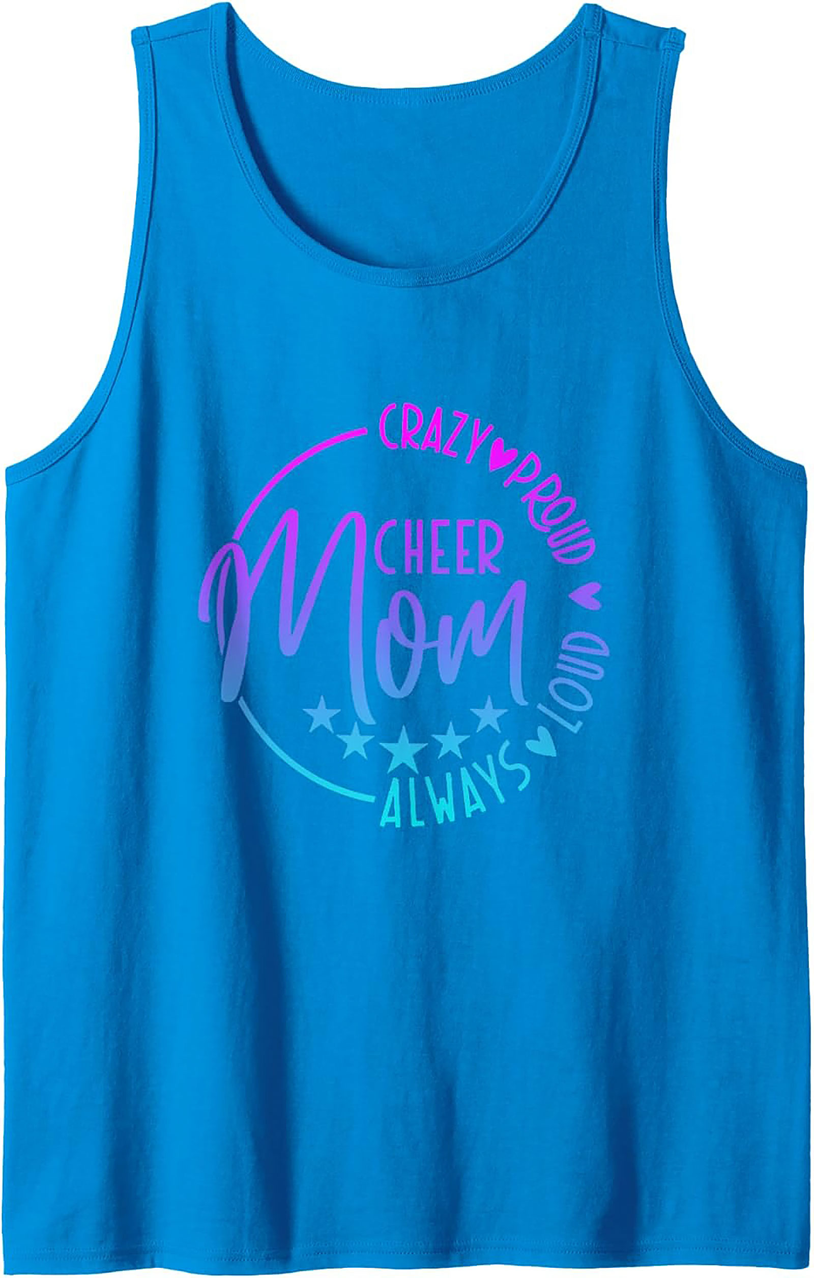 Cheer Mom Graphic Tank Top Always Loud Spirit Wear