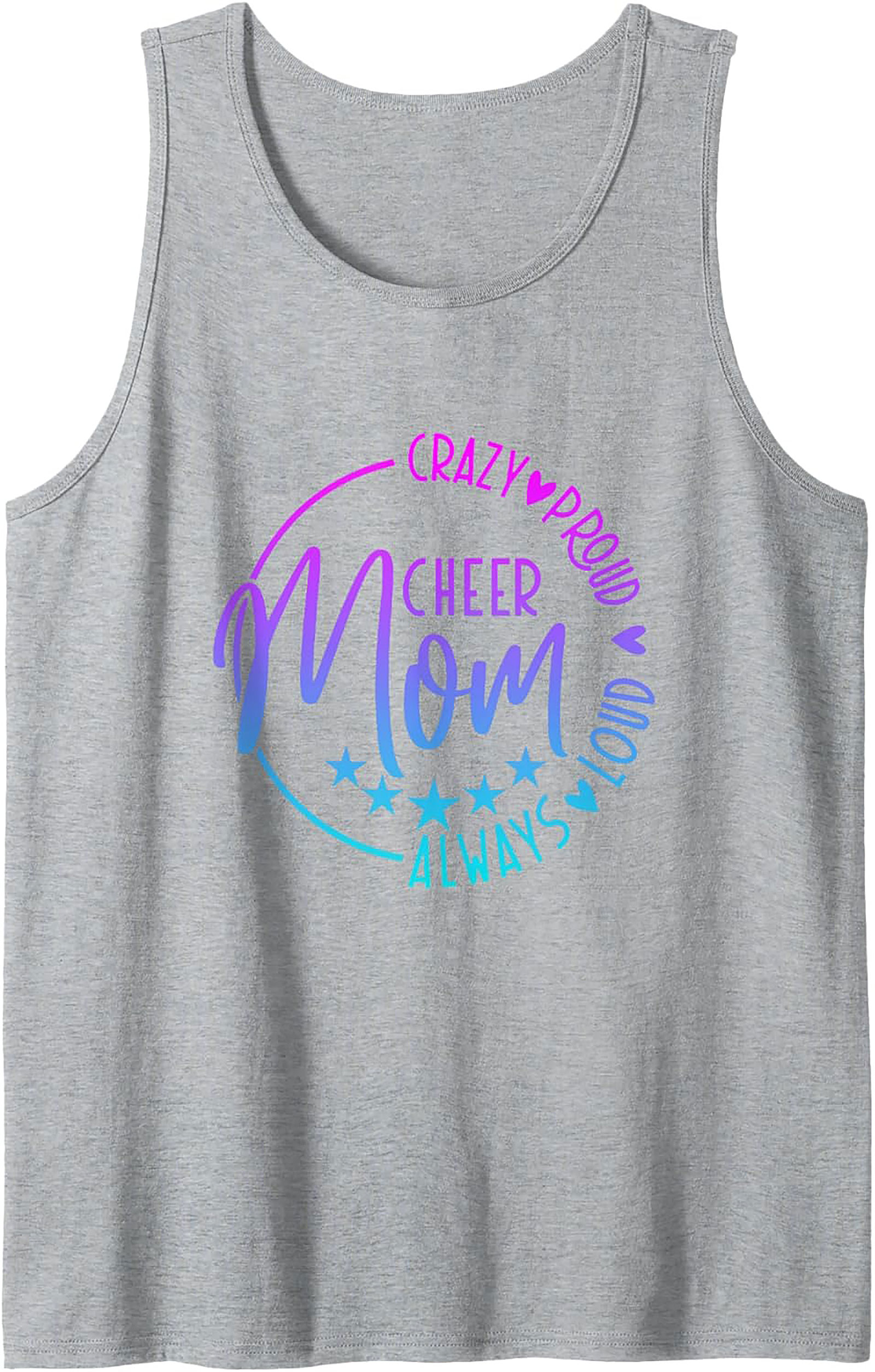 Cheer Mom Graphic Tank Top Always Loud Spirit Wear