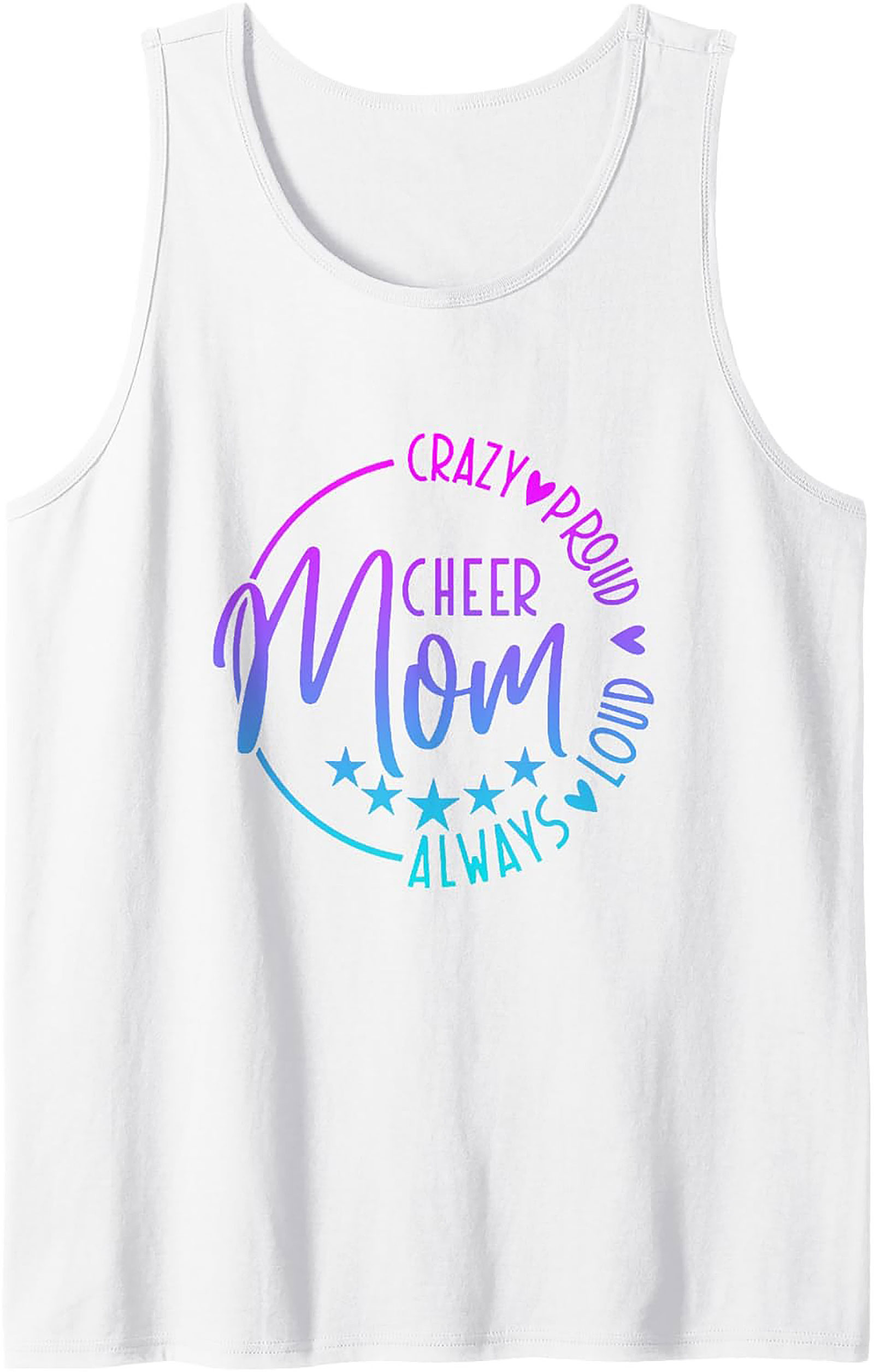 Cheer Mom Graphic Tank Top Always Loud Spirit Wear