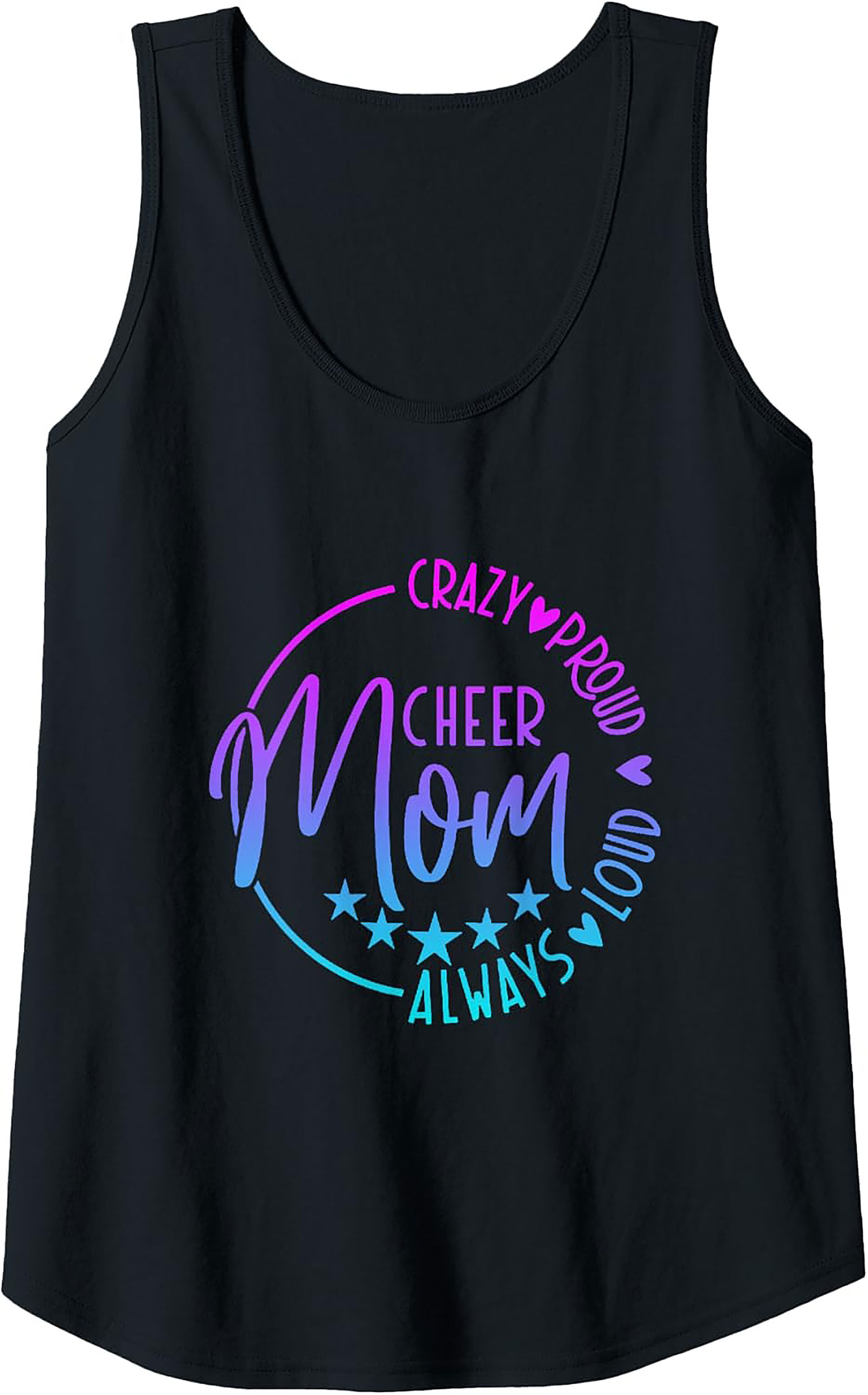 Cheer Mom Graphic Tank Top Always Loud Spirit Wear