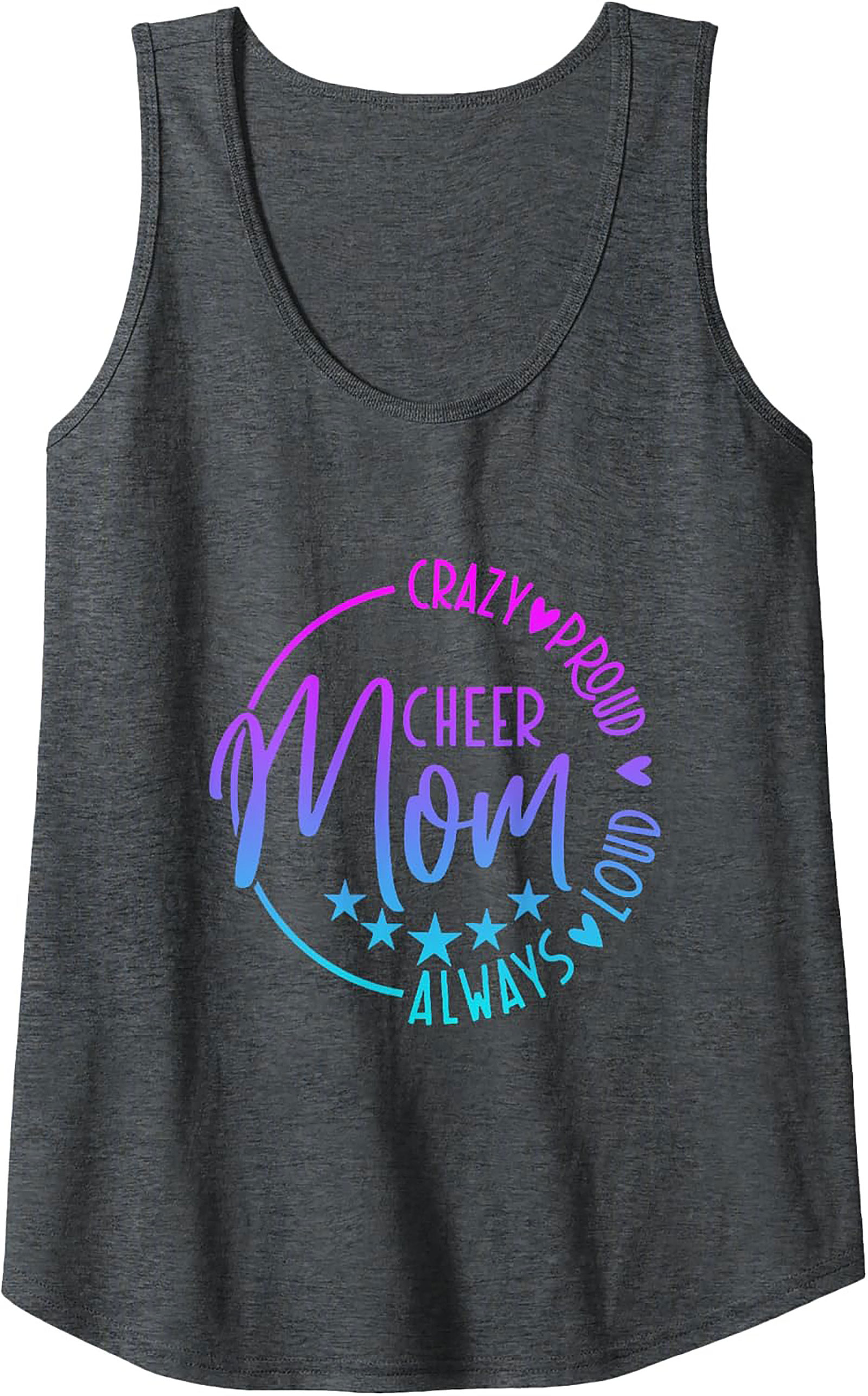 Cheer Mom Graphic Tank Top Always Loud Spirit Wear