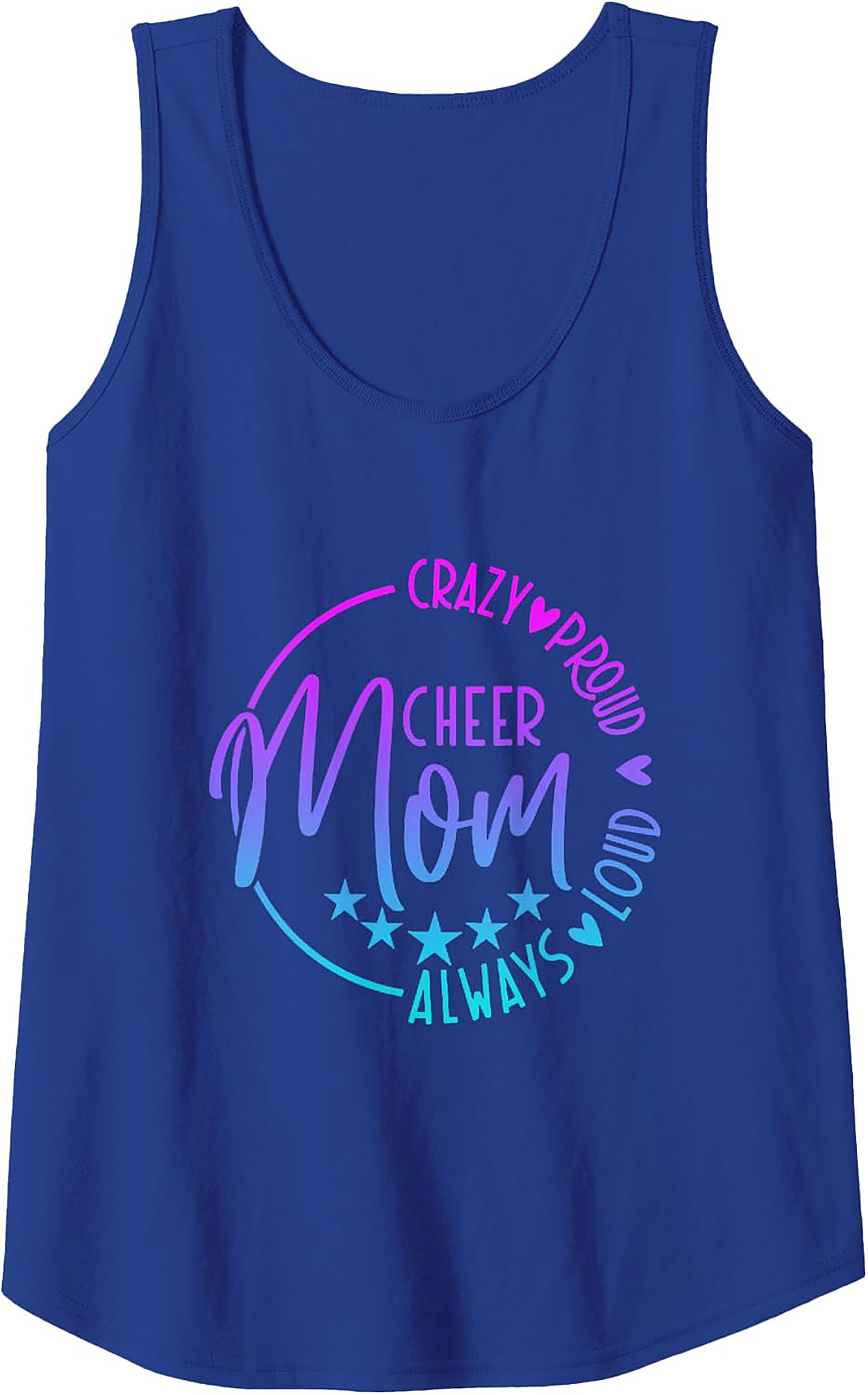Cheer Mom Graphic Tank Top Always Loud Spirit Wear