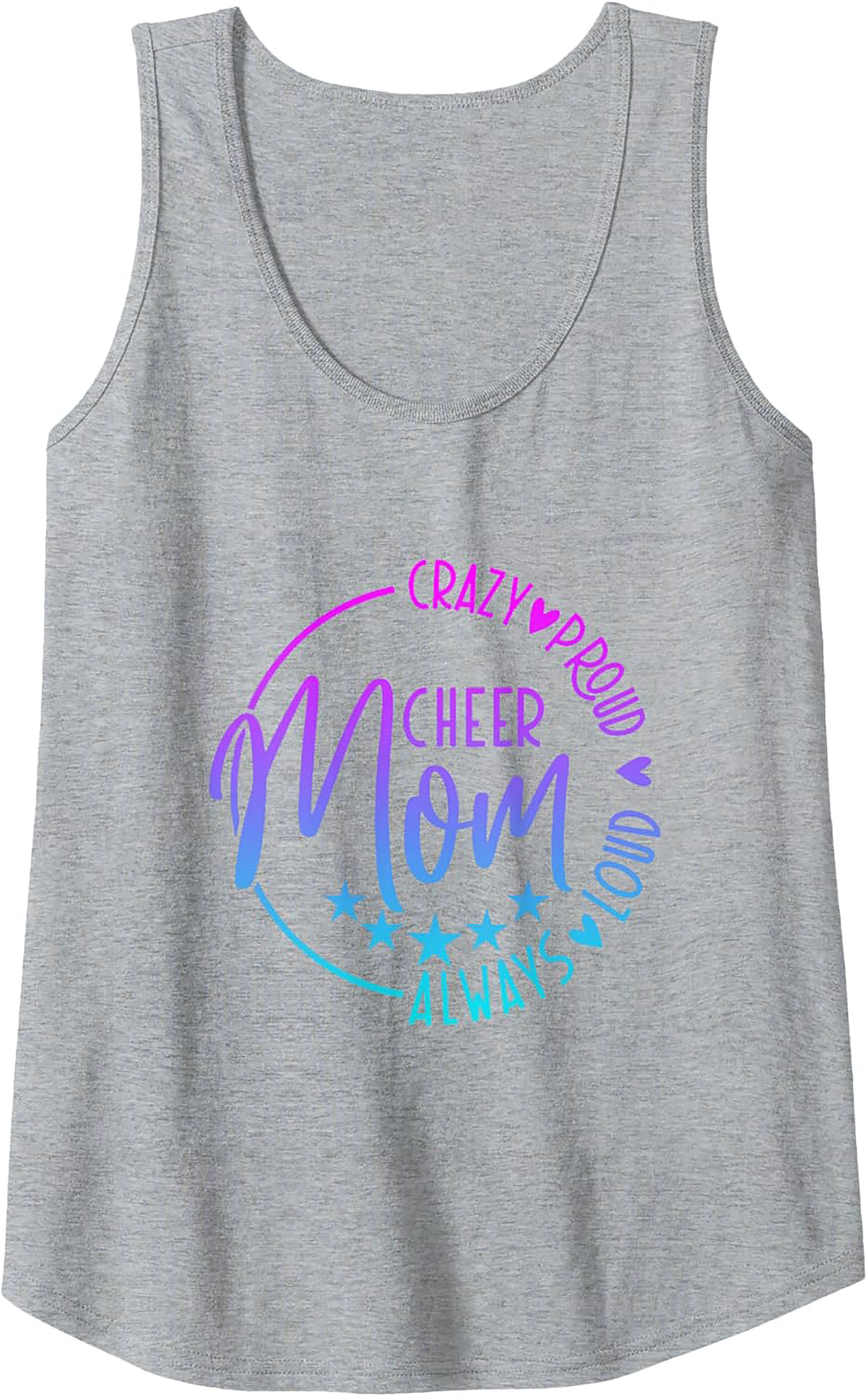 Cheer Mom Graphic Tank Top Always Loud Spirit Wear