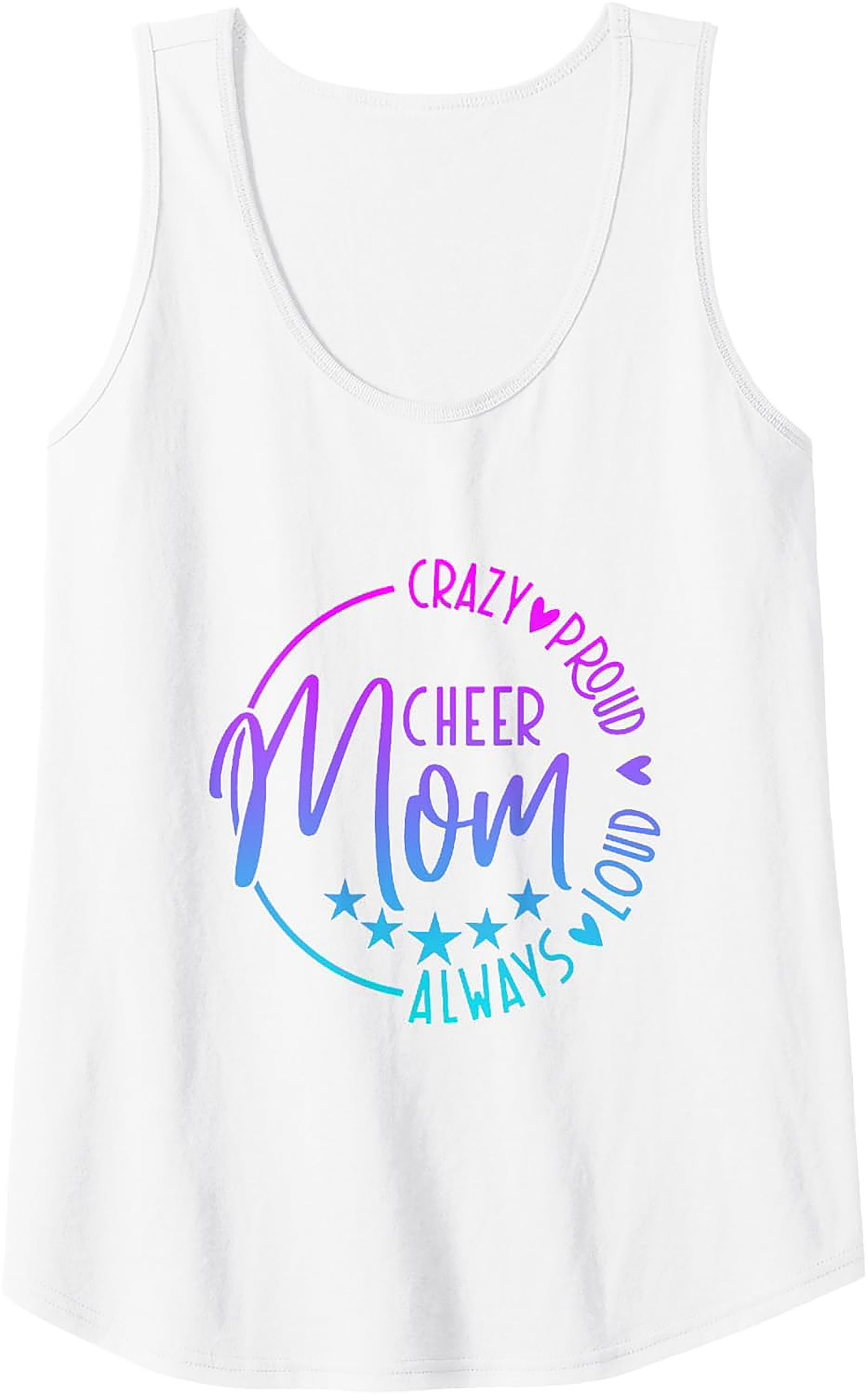 Cheer Mom Graphic Tank Top Always Loud Spirit Wear
