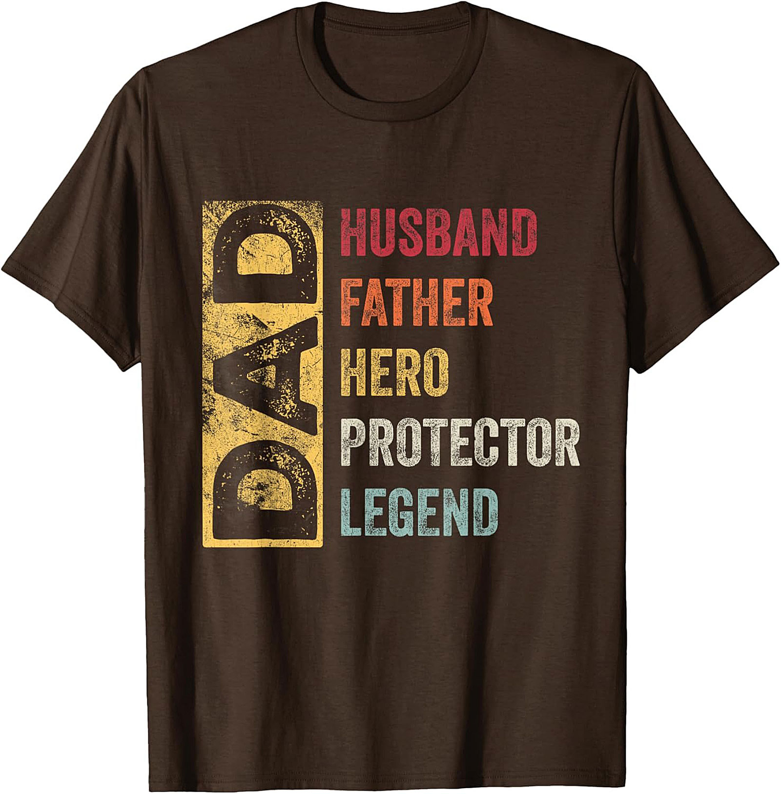 Legend Dad Graphic Tee Husband Father Hero Vintage Shirt