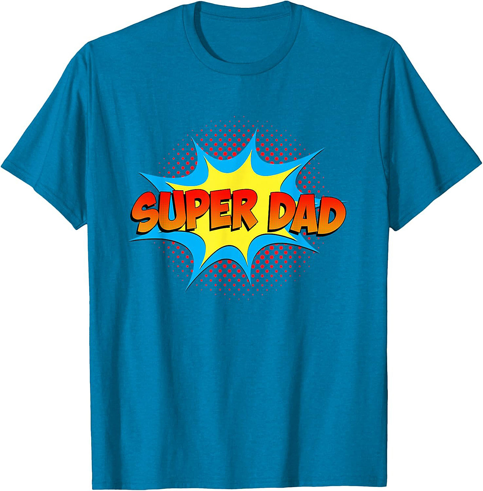 Super Dad Graphic Tee Funny Superhero Unisex Shirt Gift