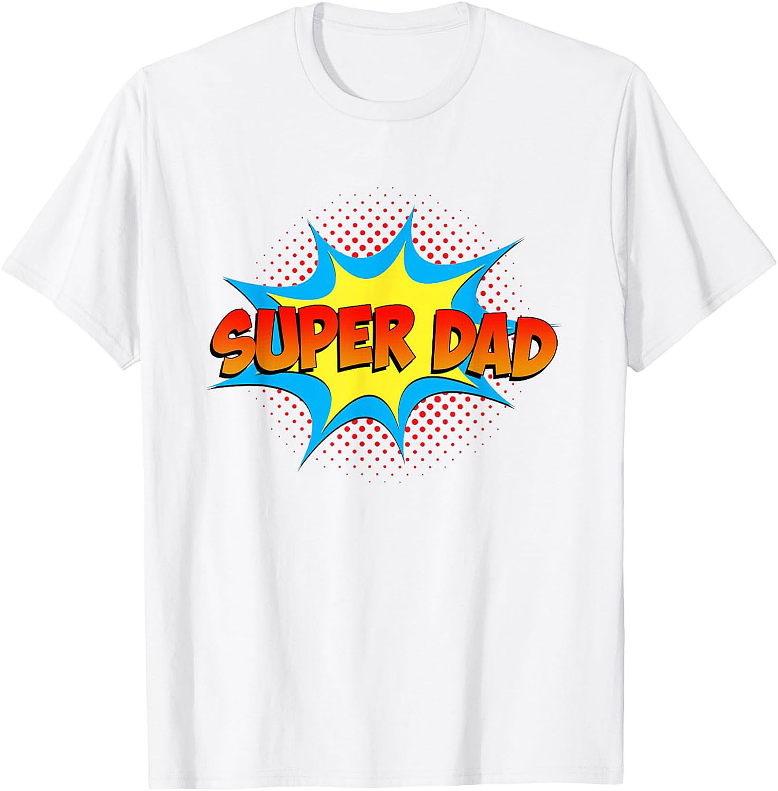 Super Dad Graphic Tee Funny Superhero Unisex Shirt Gift