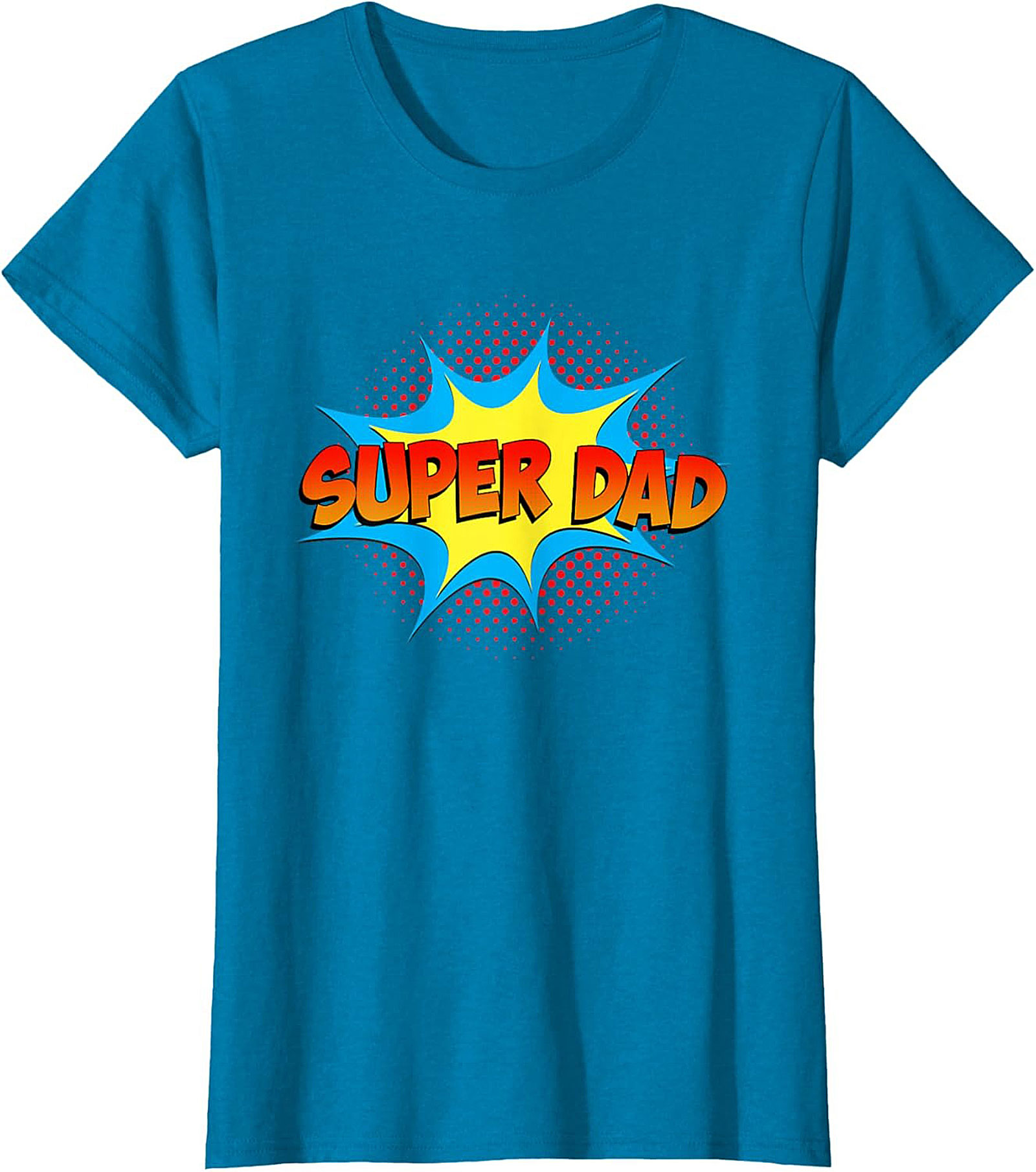 Super Dad Graphic Tee Funny Superhero Unisex Shirt Gift