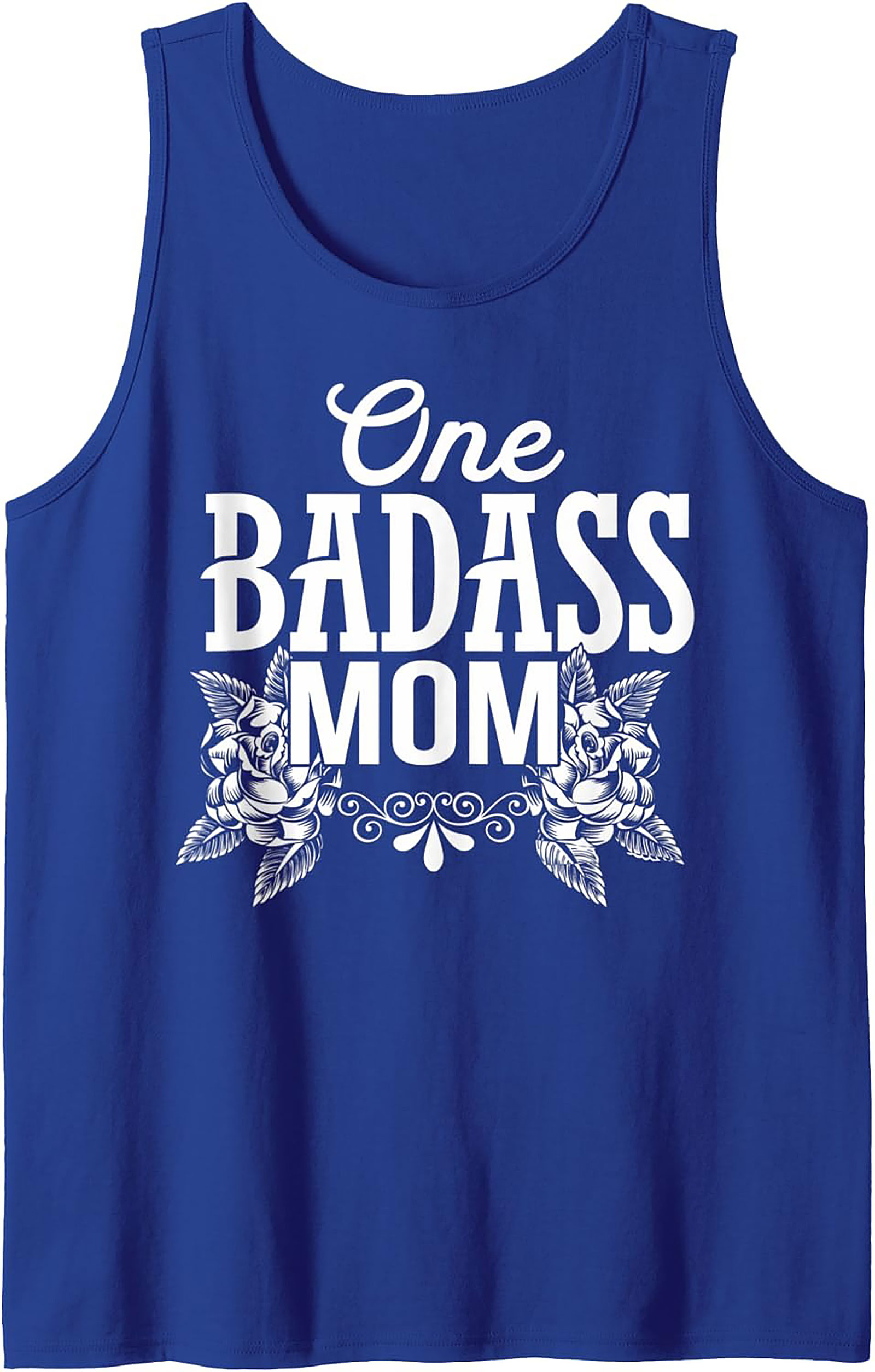 Badass Mom Graphic Tank Top Tattoo Style Sleeveless Shirt