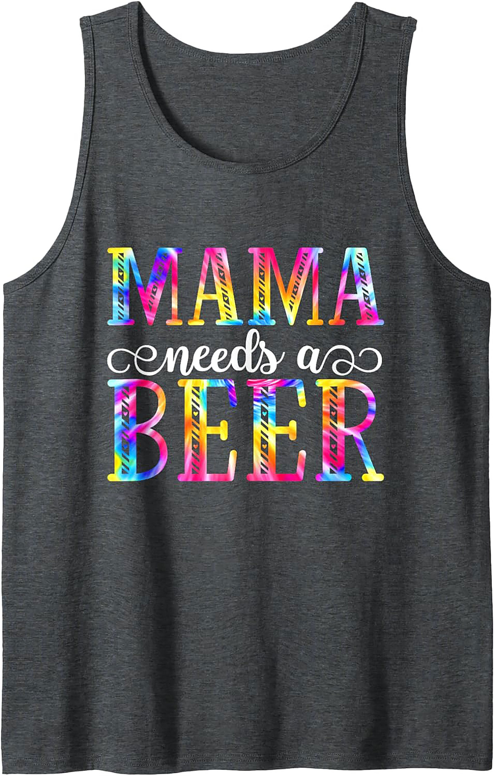Mama Needs Beer Funny Graphic Tank Top Unisex Summer Wear
