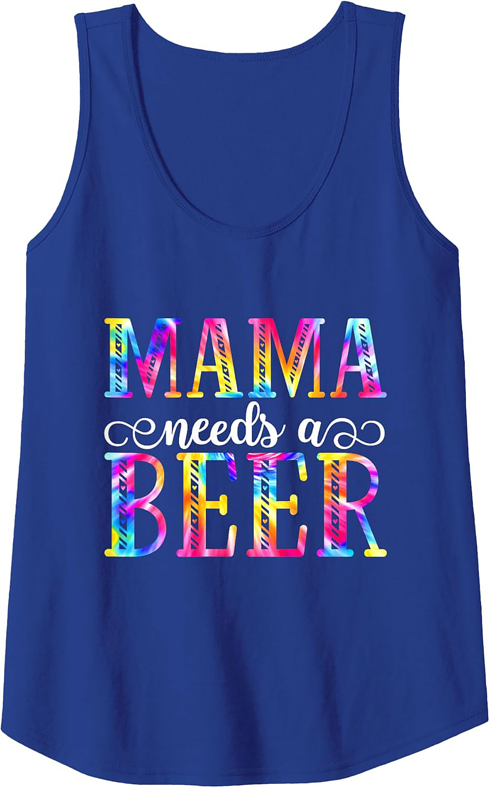 Mama Needs Beer Funny Graphic Tank Top Unisex Summer Wear