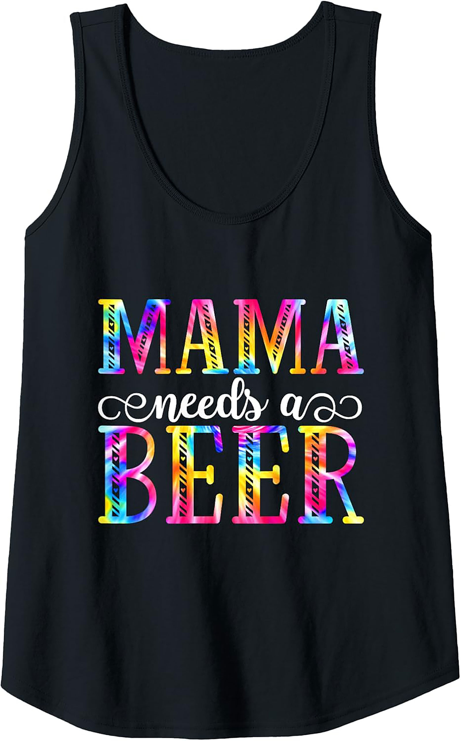 Mama Needs Beer Funny Graphic Tank Top Unisex Summer Wear