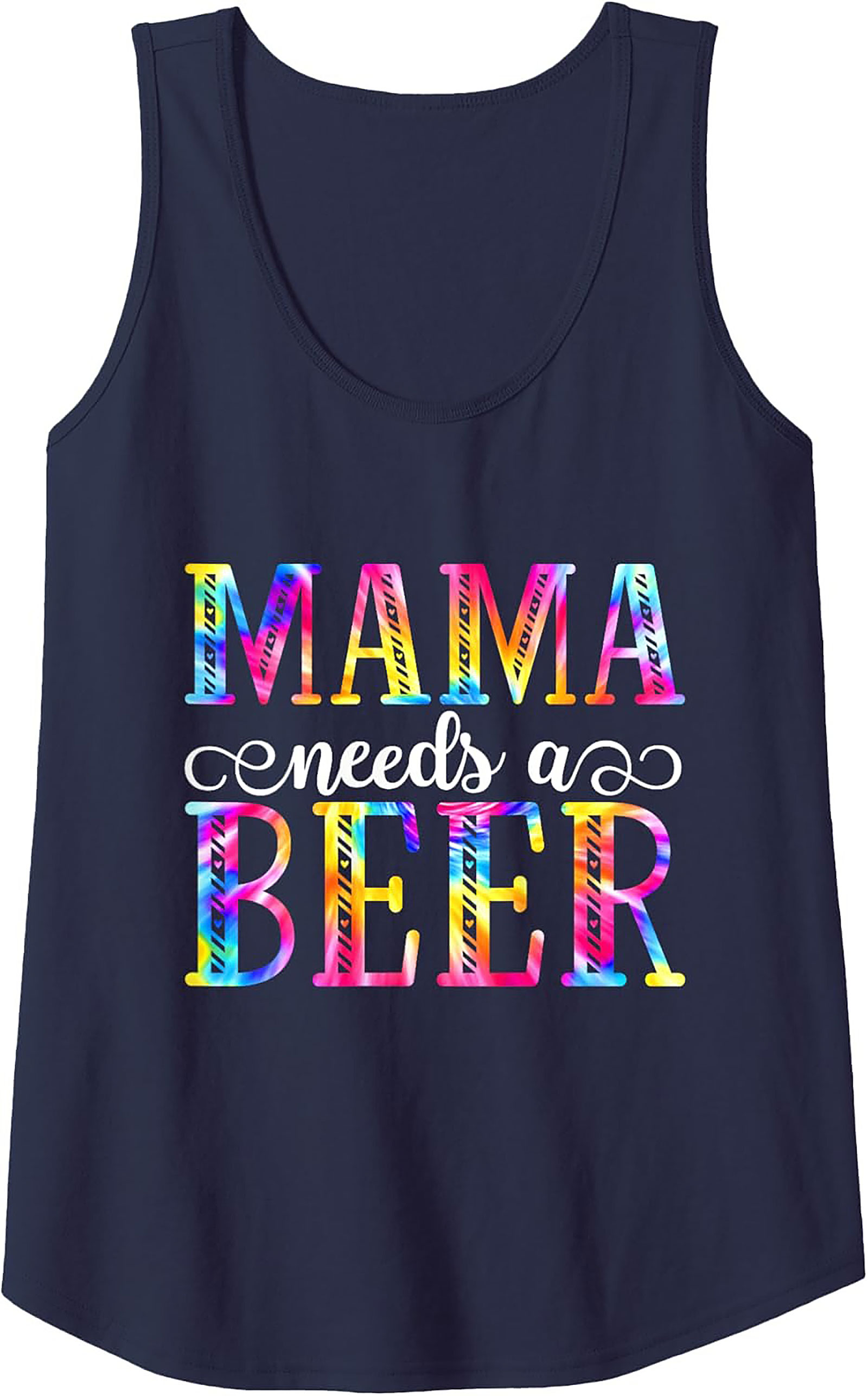 Mama Needs Beer Funny Graphic Tank Top Unisex Summer Wear