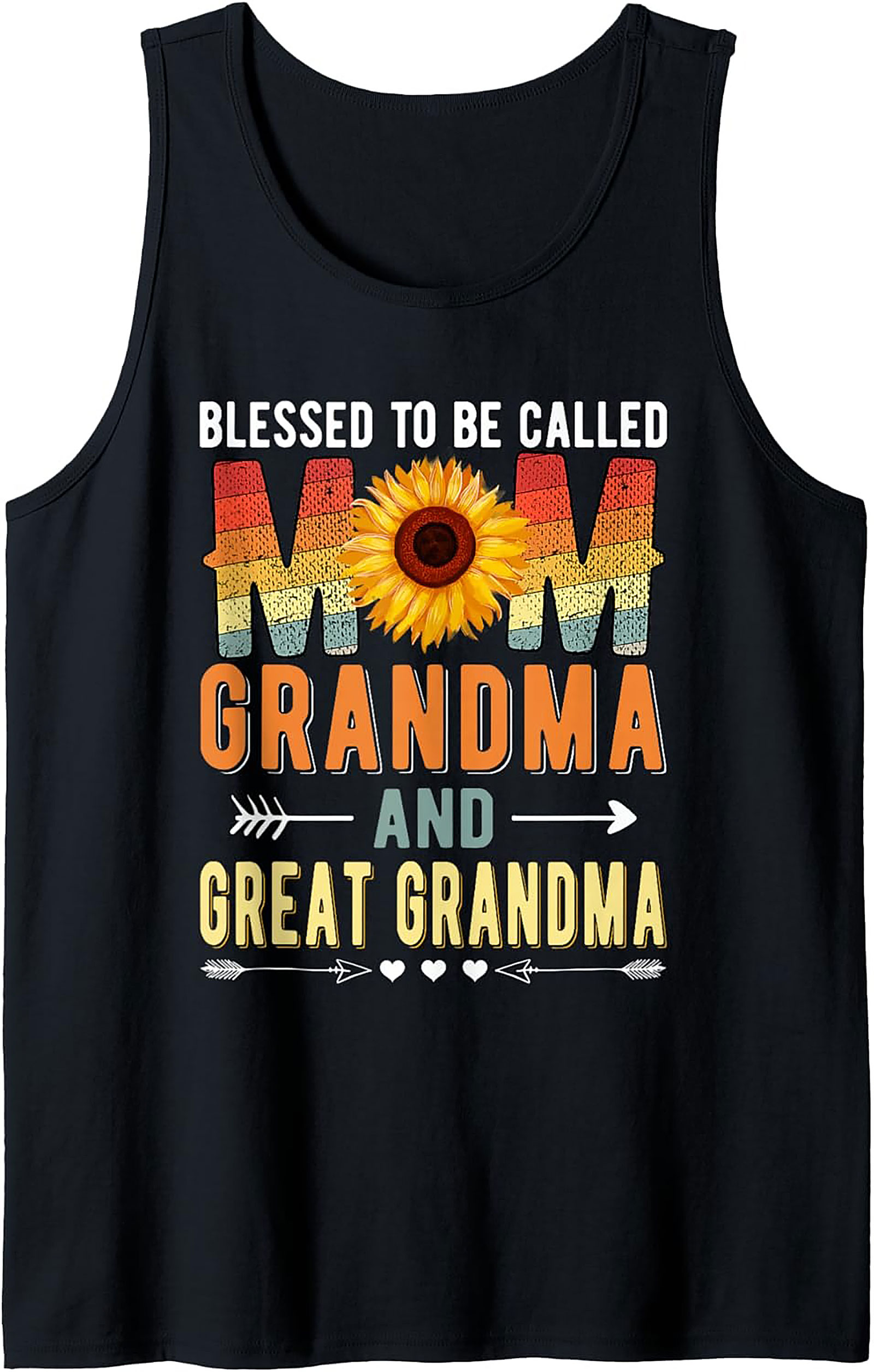 Blessed Grandma Tank Top Sunflower Mother's Day Gift