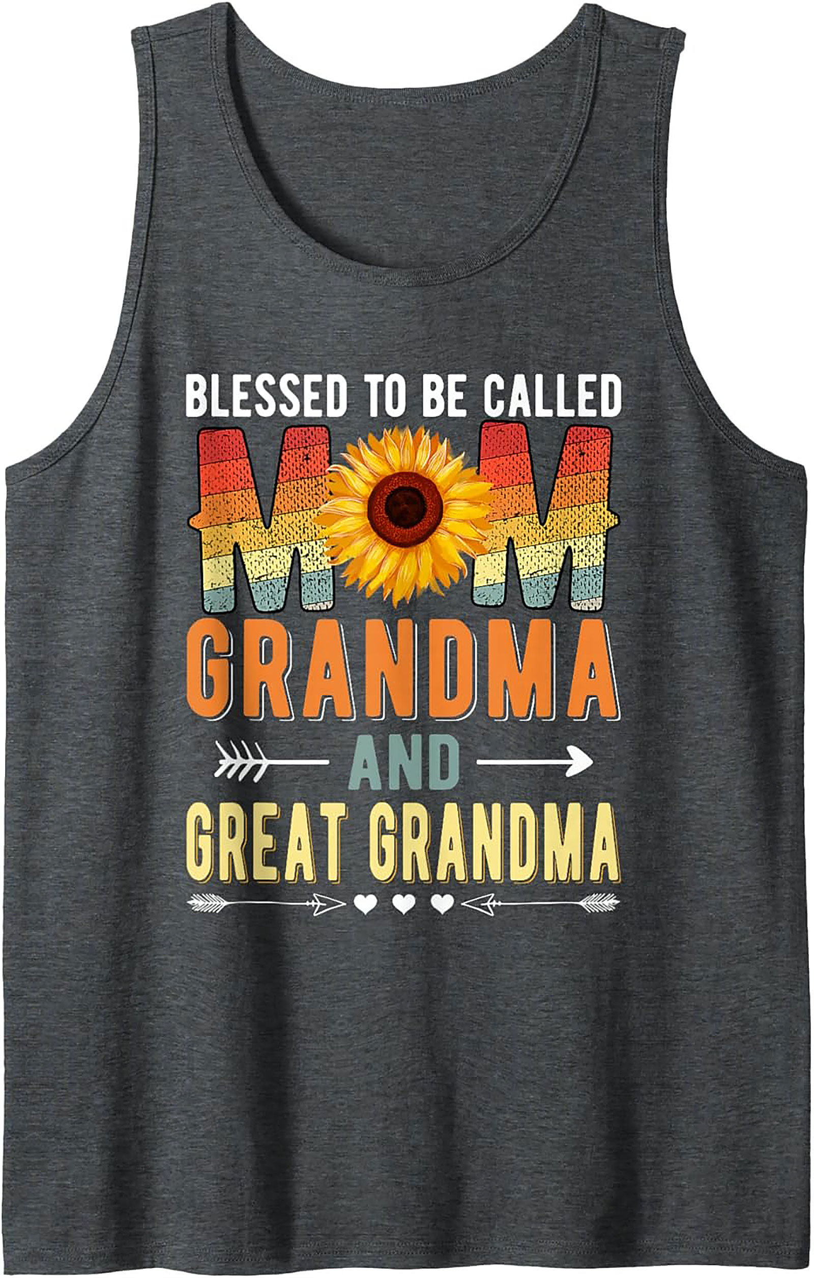 Blessed Grandma Tank Top Sunflower Mother's Day Gift