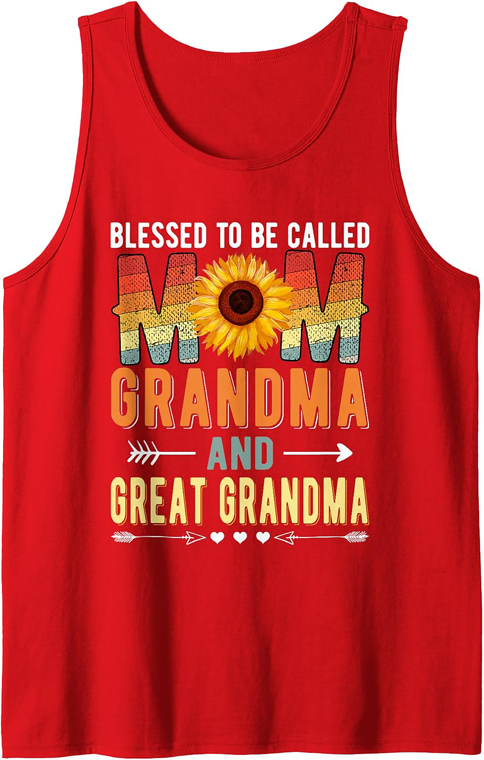 Blessed Grandma Tank Top Sunflower Mother's Day Gift