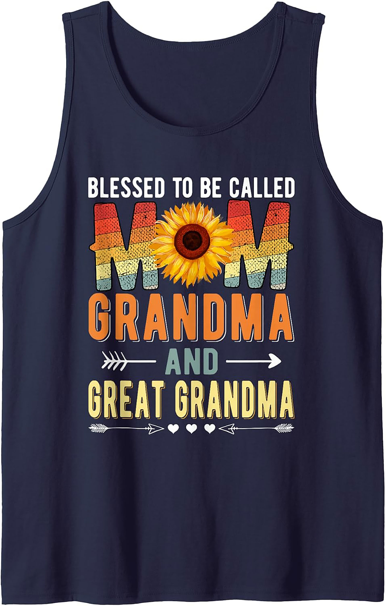 Blessed Grandma Tank Top Sunflower Mother's Day Gift
