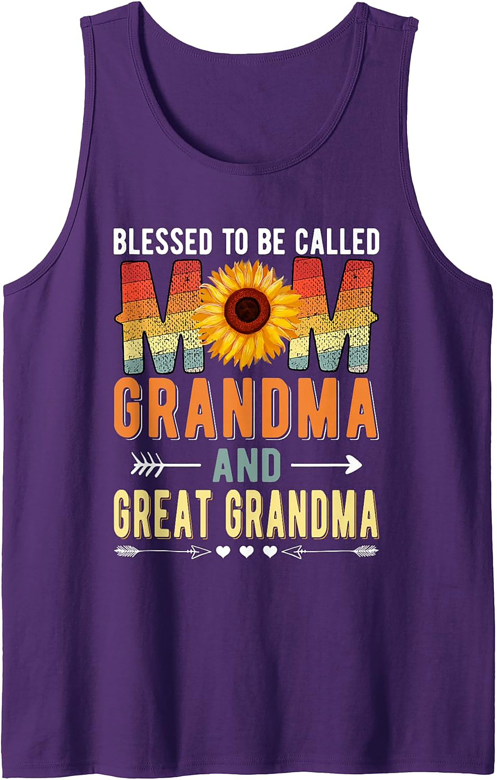 Blessed Grandma Tank Top Sunflower Mother's Day Gift