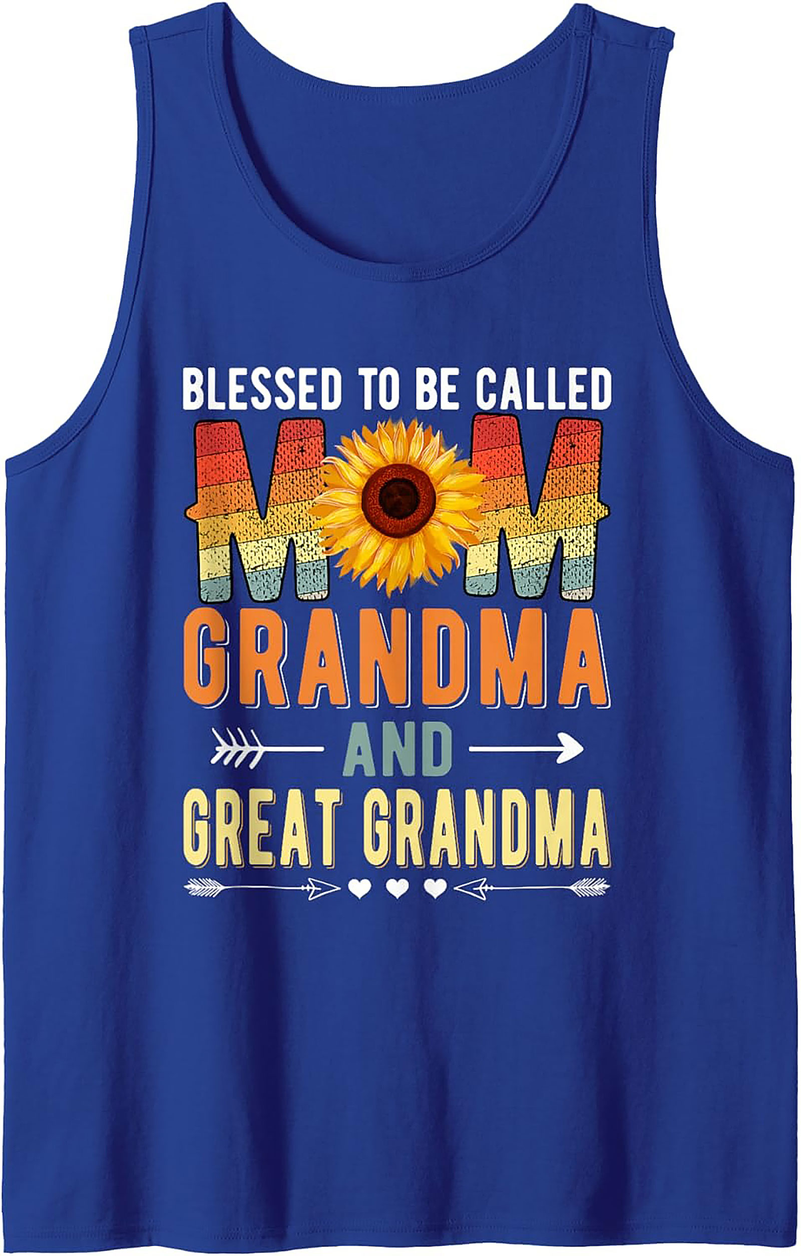 Blessed Grandma Tank Top Sunflower Mother's Day Gift