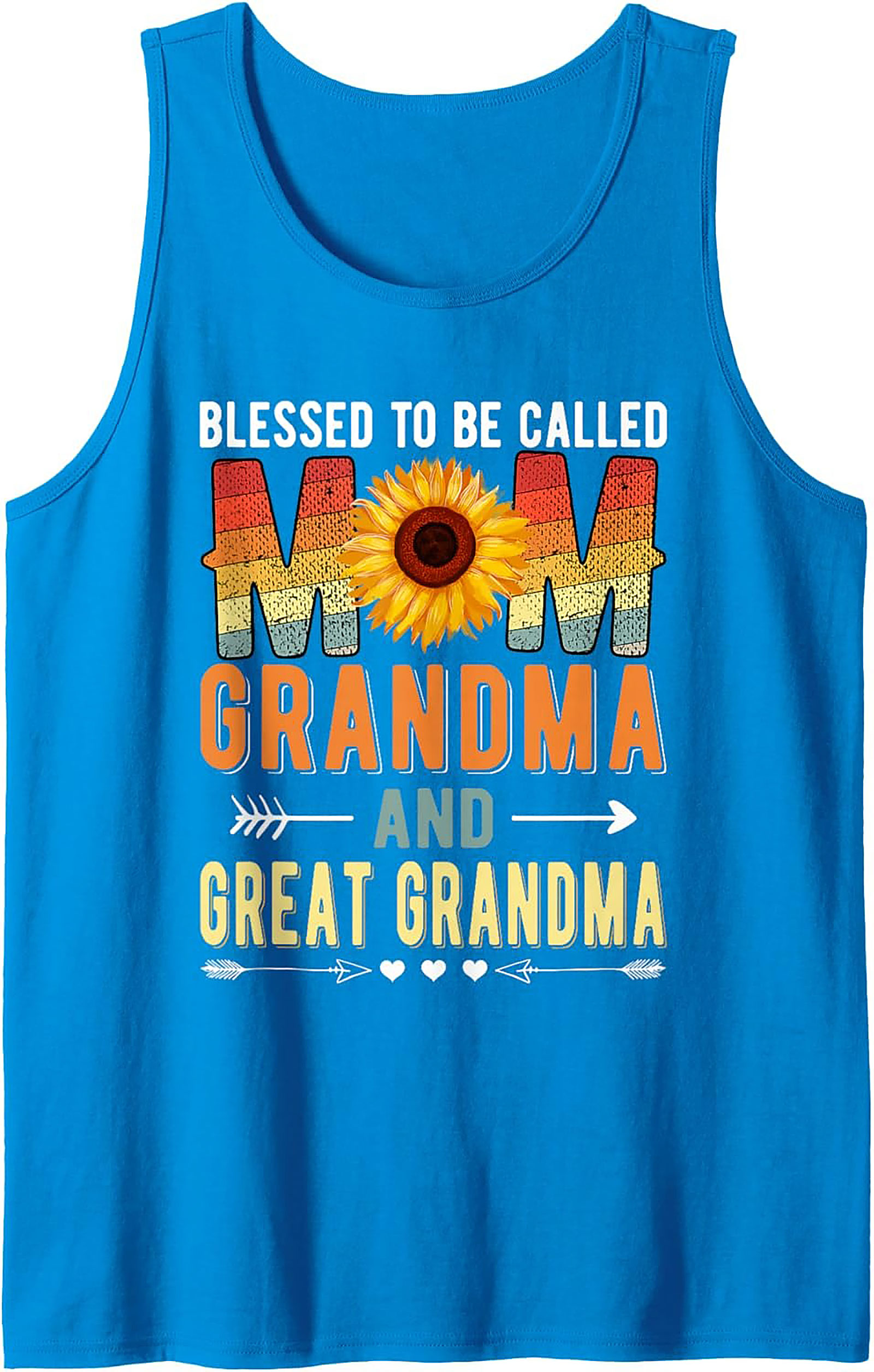 Blessed Grandma Tank Top Sunflower Mother's Day Gift