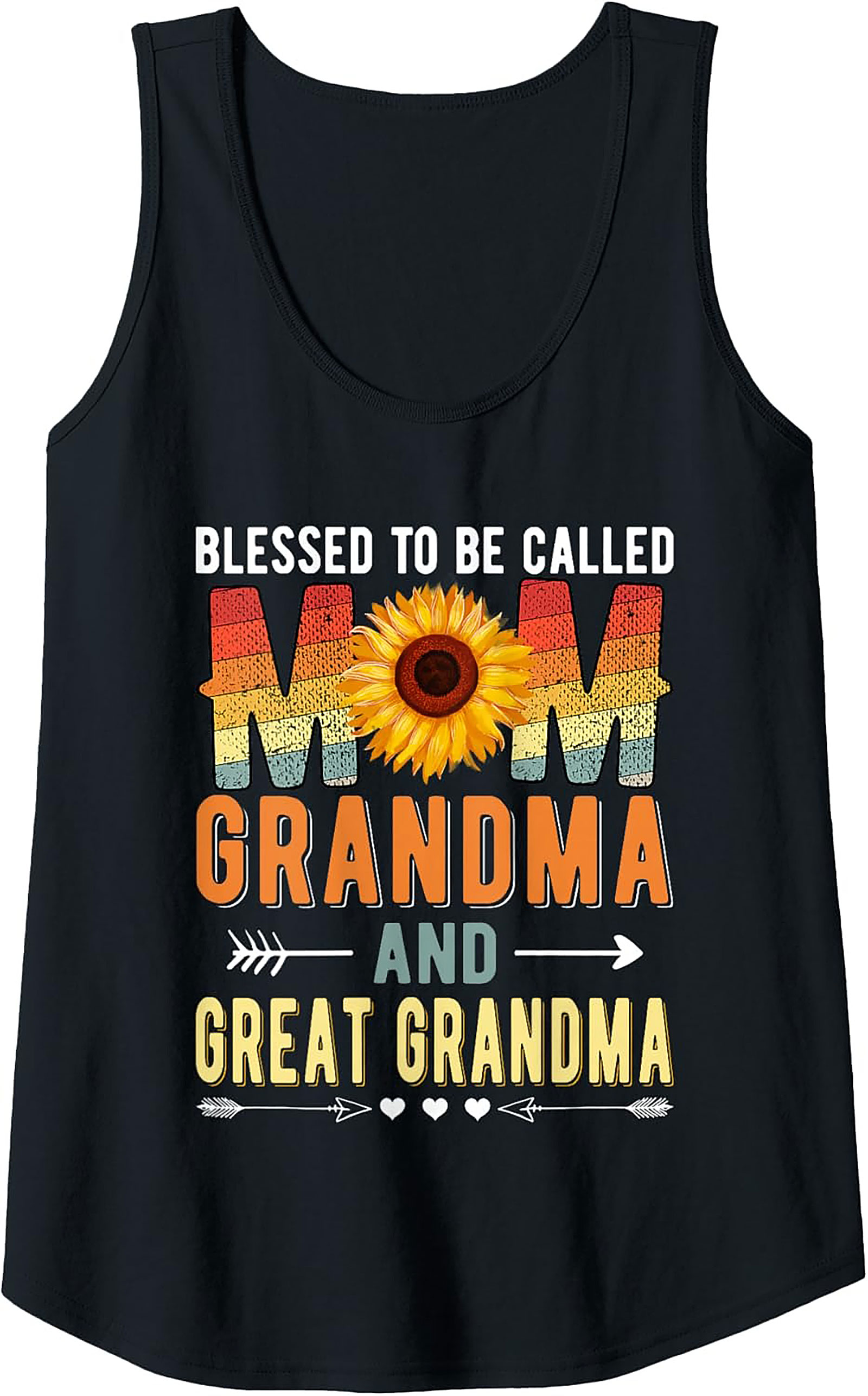 Blessed Grandma Tank Top Sunflower Mother's Day Gift