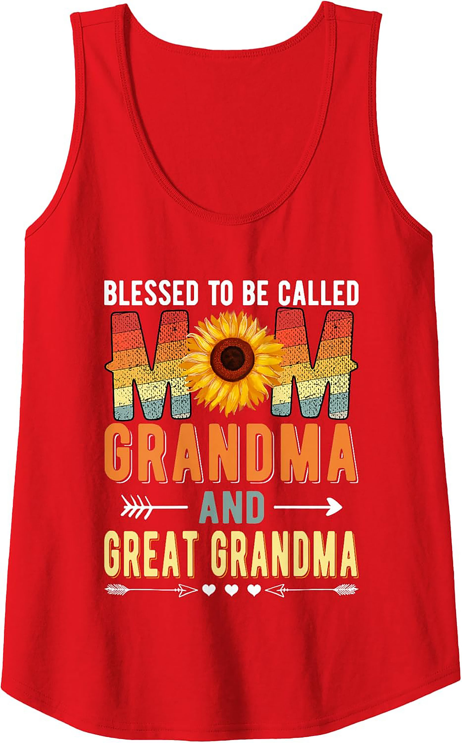 Blessed Grandma Tank Top Sunflower Mother's Day Gift