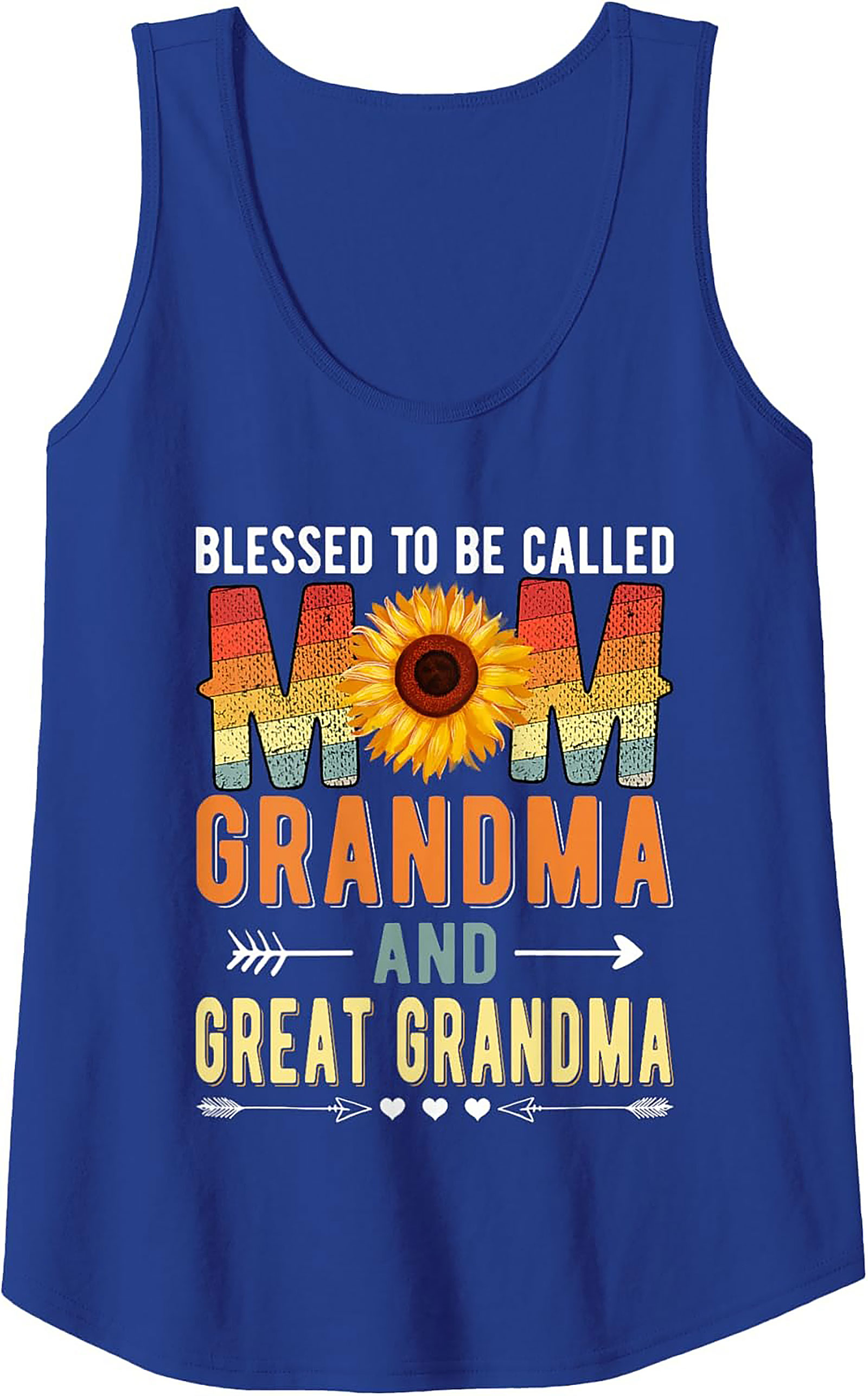 Blessed Grandma Tank Top Sunflower Mother's Day Gift