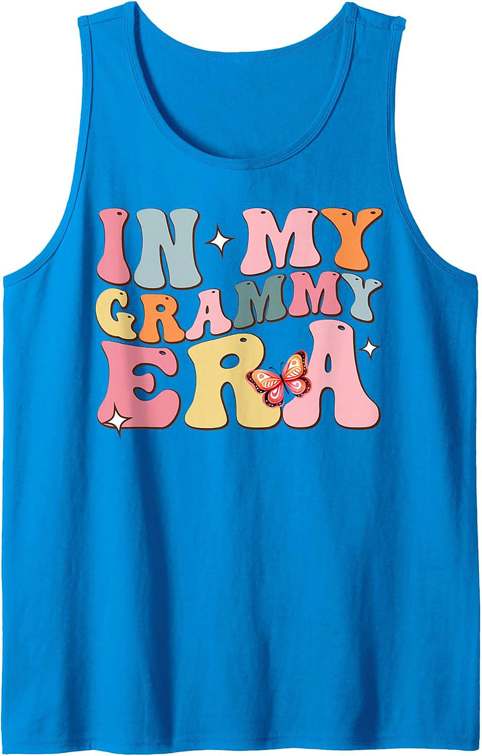 Groovy In My Grammy Era Tank Top Sleeveless Shirt Gift