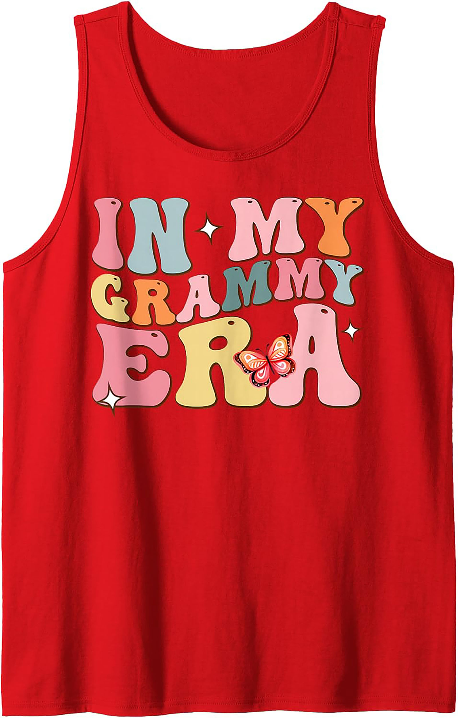 Groovy In My Grammy Era Tank Top Sleeveless Shirt Gift