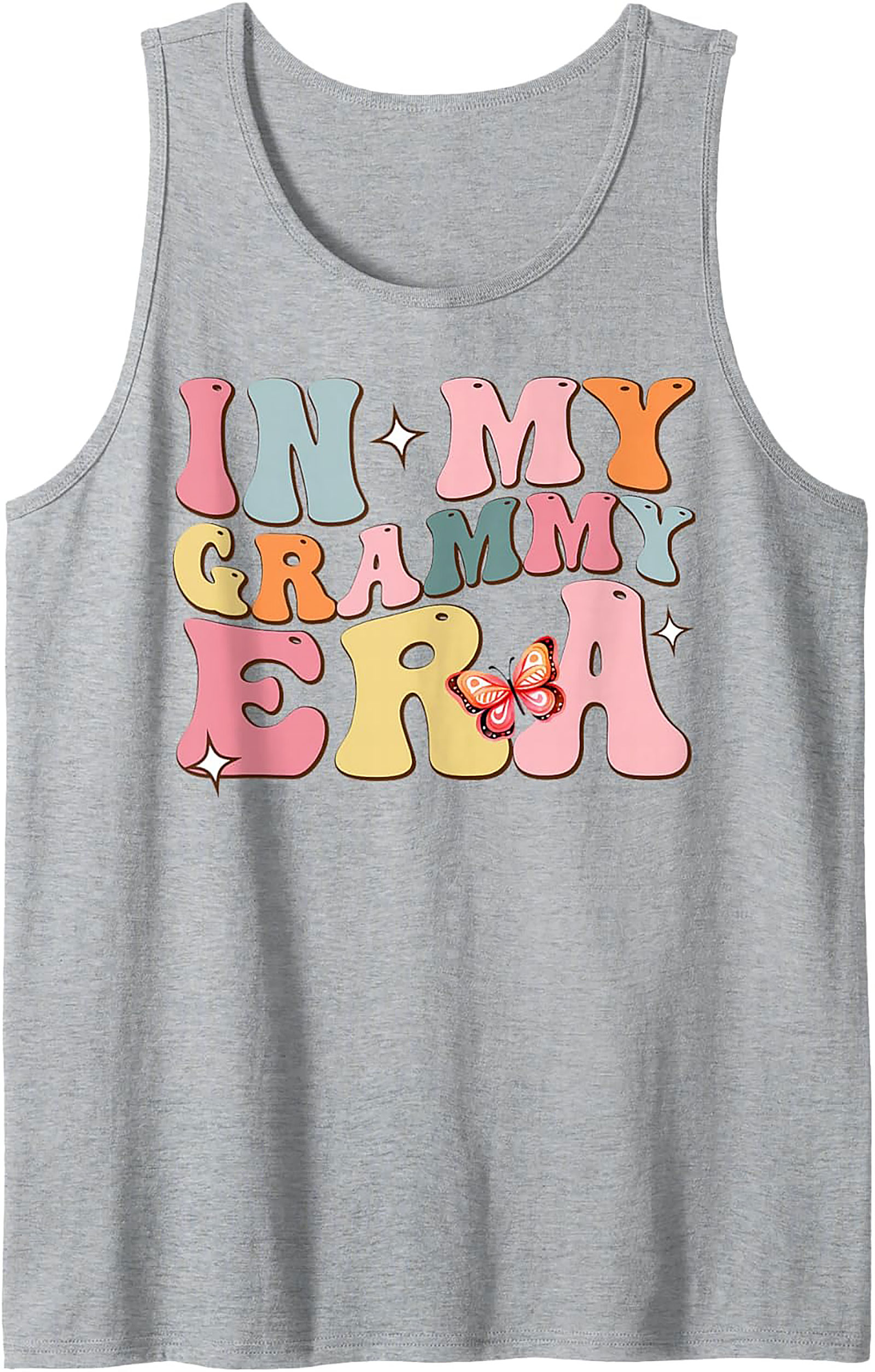 Groovy In My Grammy Era Tank Top Sleeveless Shirt Gift