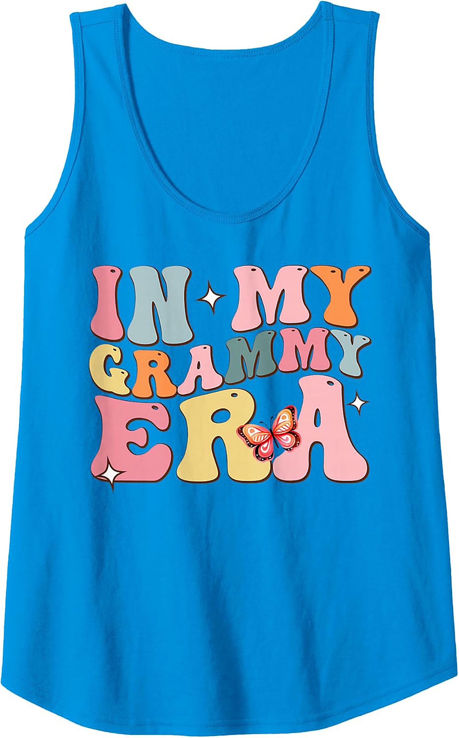 Groovy In My Grammy Era Tank Top Sleeveless Shirt Gift