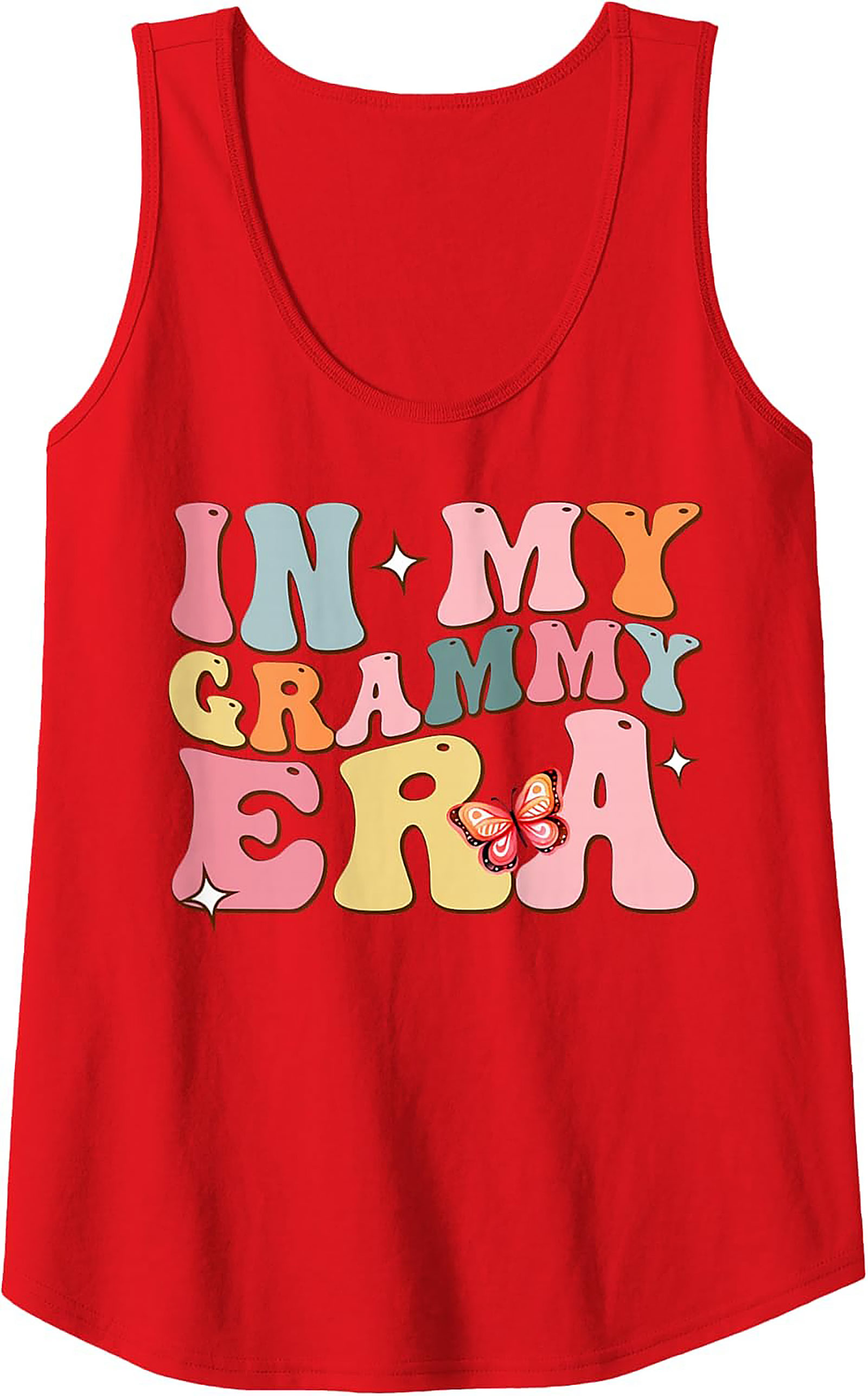 Groovy In My Grammy Era Tank Top Sleeveless Shirt Gift