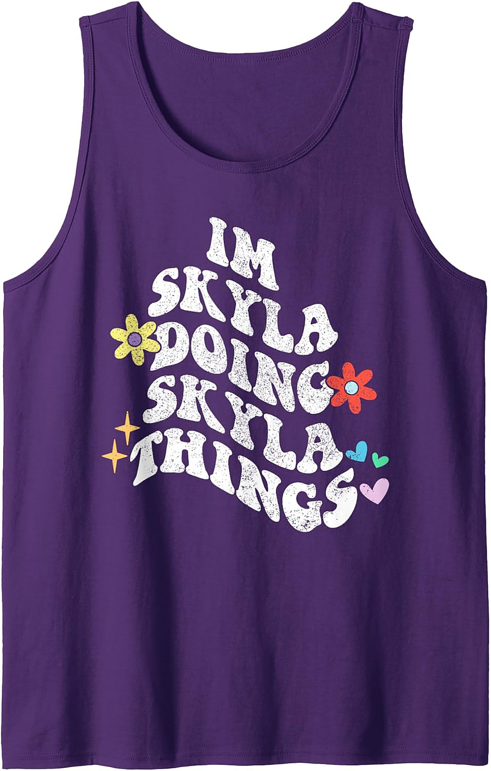Skyla Doing Skyla Things Graphic Tank Retro Gift