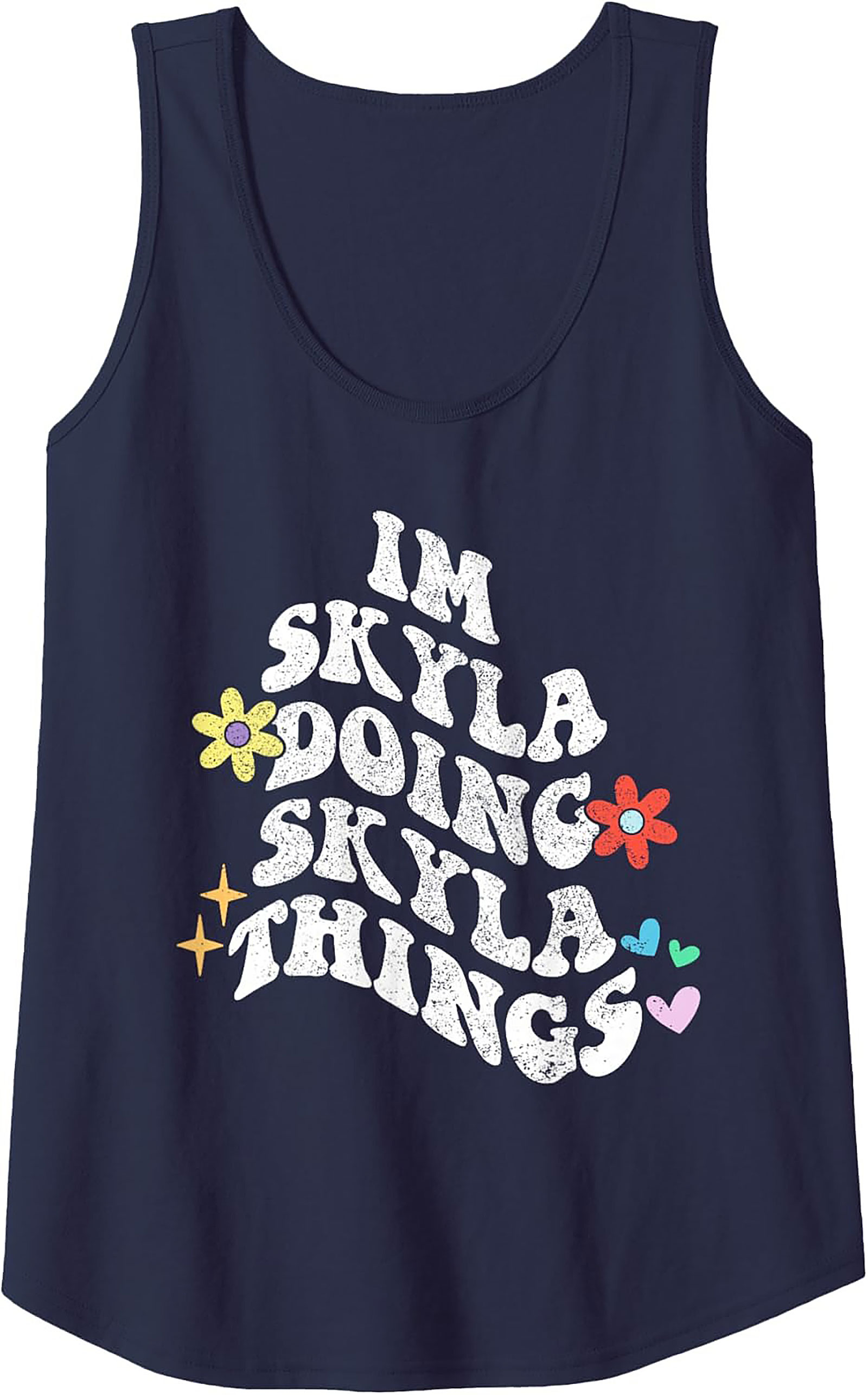 Skyla Doing Skyla Things Graphic Tank Retro Gift