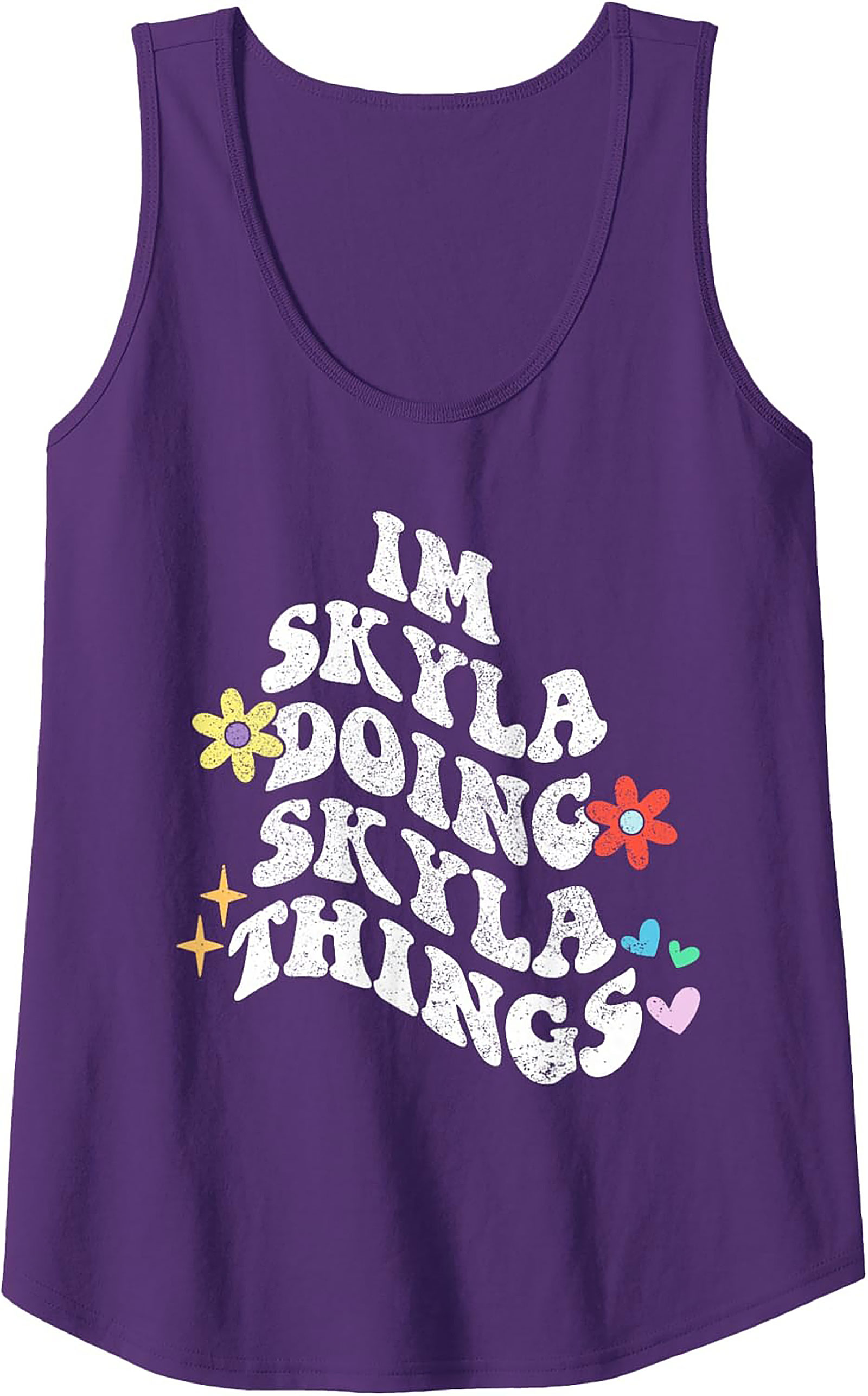 Skyla Doing Skyla Things Graphic Tank Retro Gift