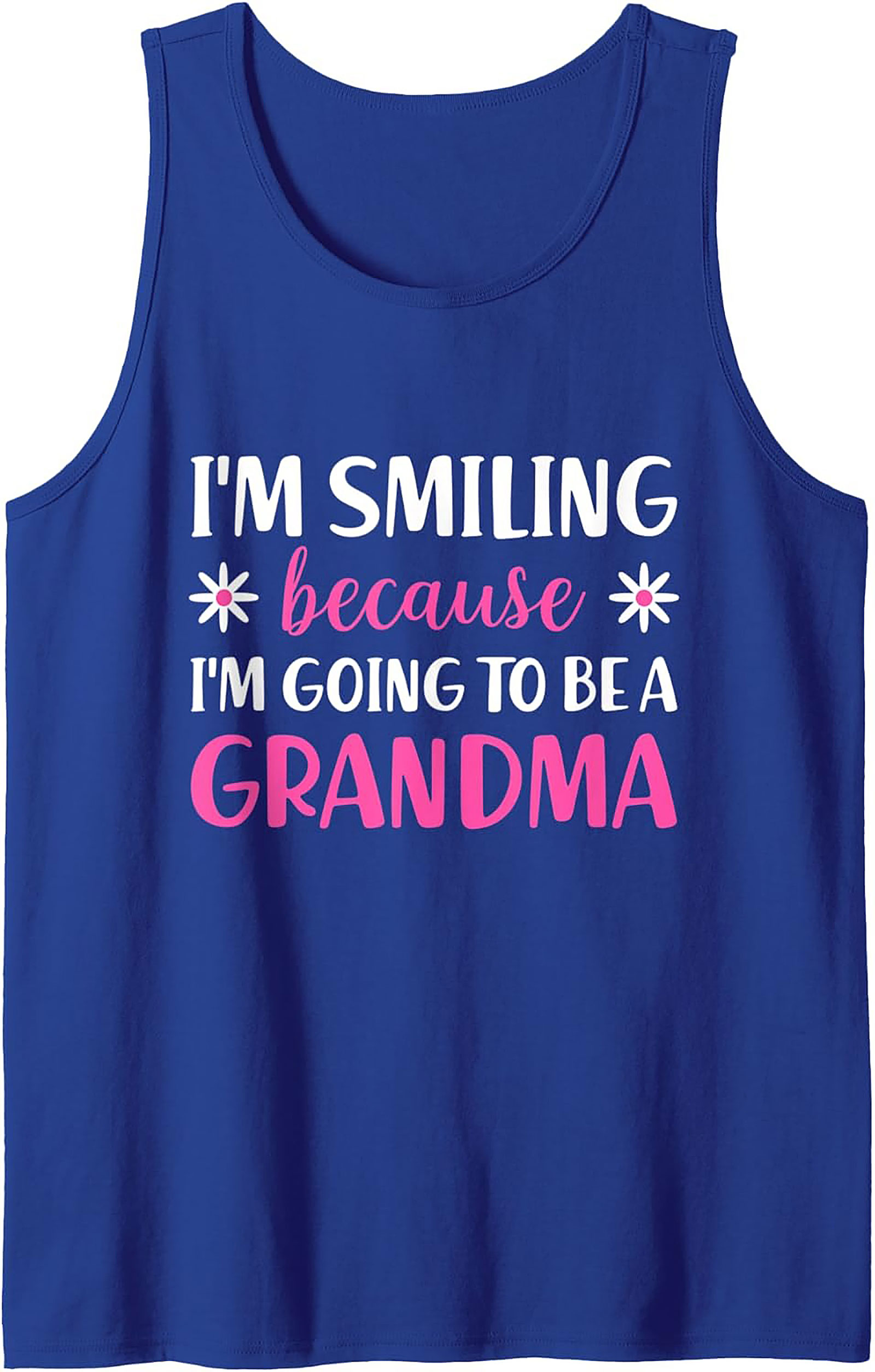 Grandma Announcement Tank Top Fun Sleeveless Shirt Gift