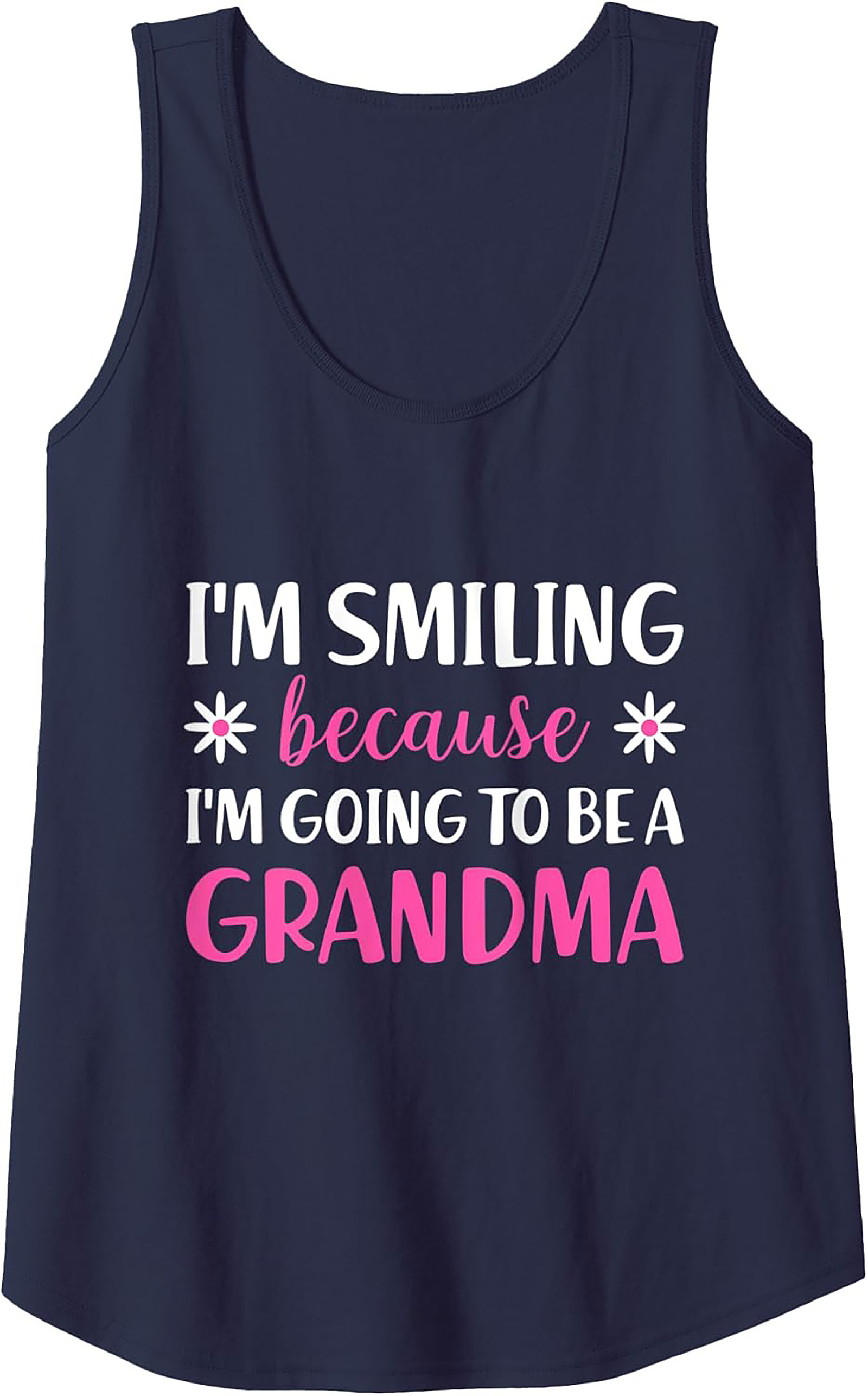 Grandma Announcement Tank Top Fun Sleeveless Shirt Gift