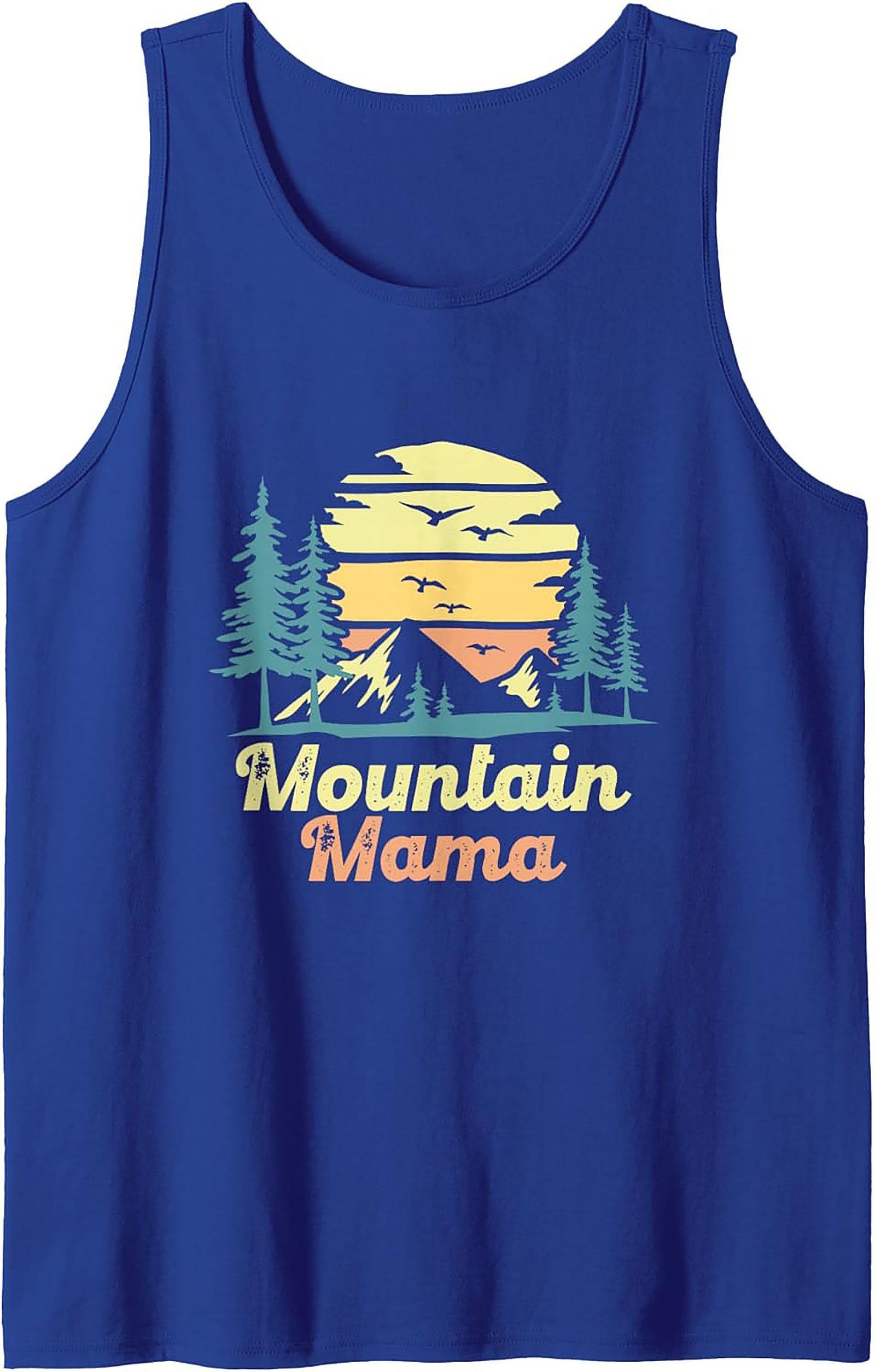 Mountain Mama Graphic Tank Top Retro Sleeveless Shirt