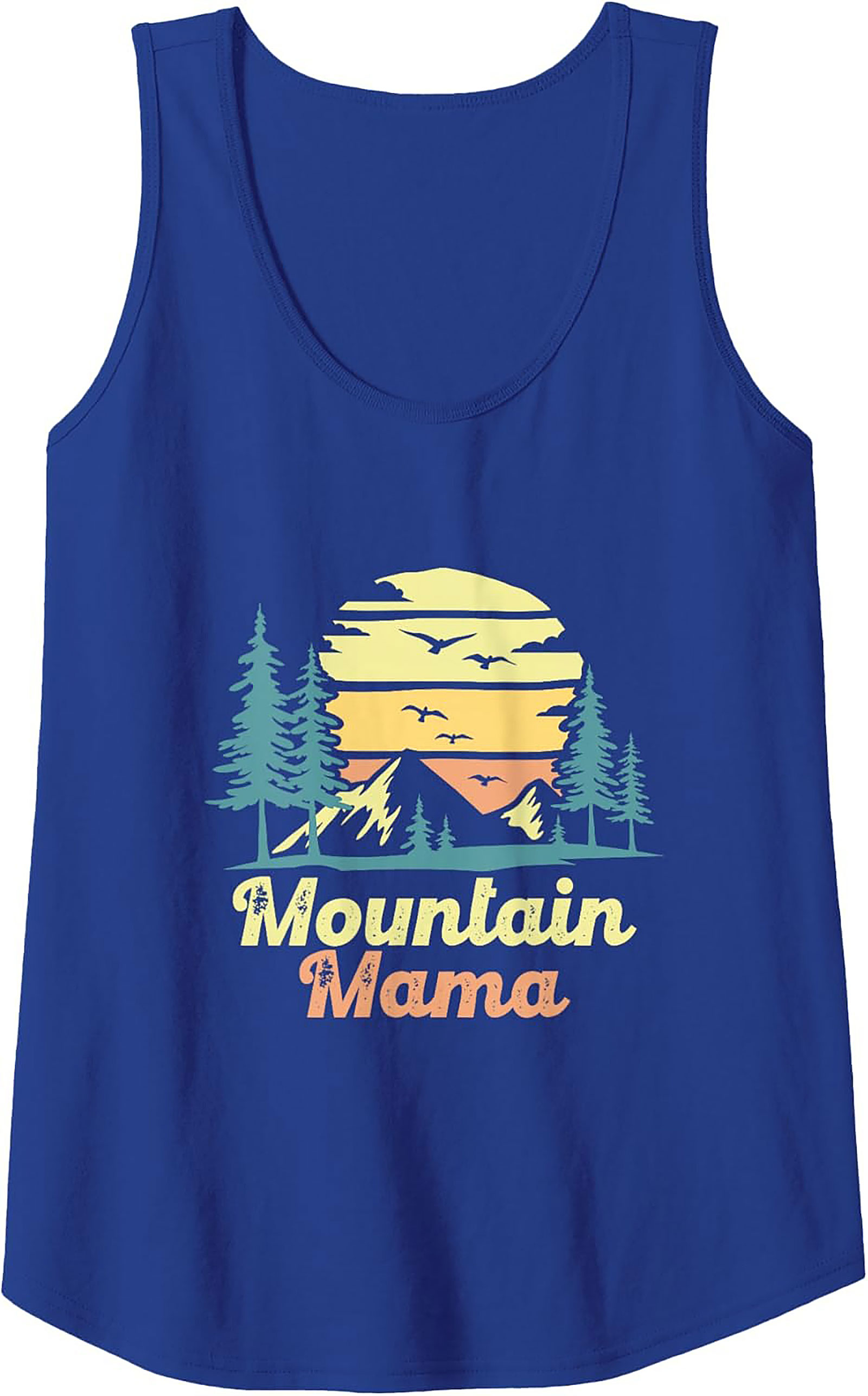 Mountain Mama Graphic Tank Top Retro Sleeveless Shirt