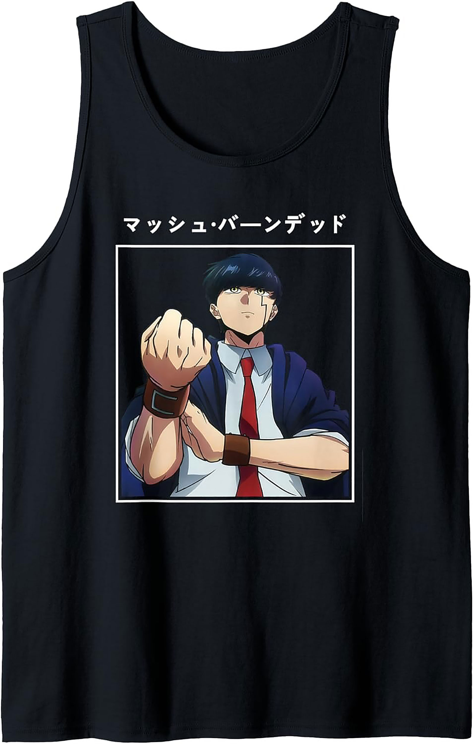 Mash Burnedead Graphic Tank | Anime Sleeveless Shirt Gift