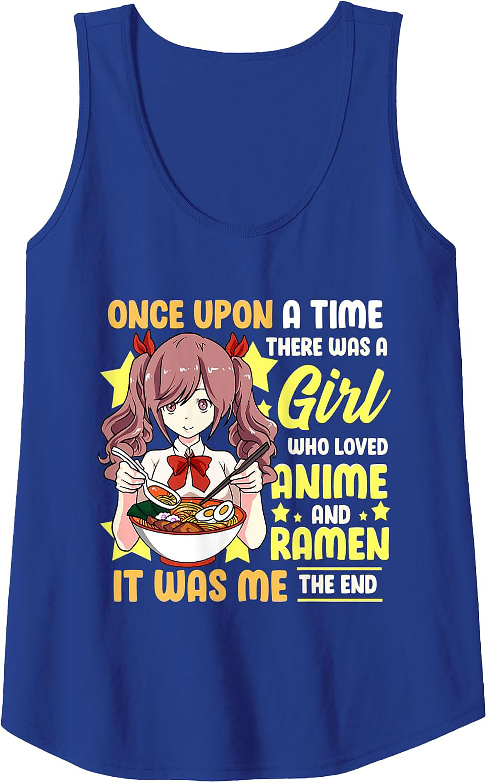 Cute Anime Ramen Graphic Tank | Sleeveless Shirt Gift