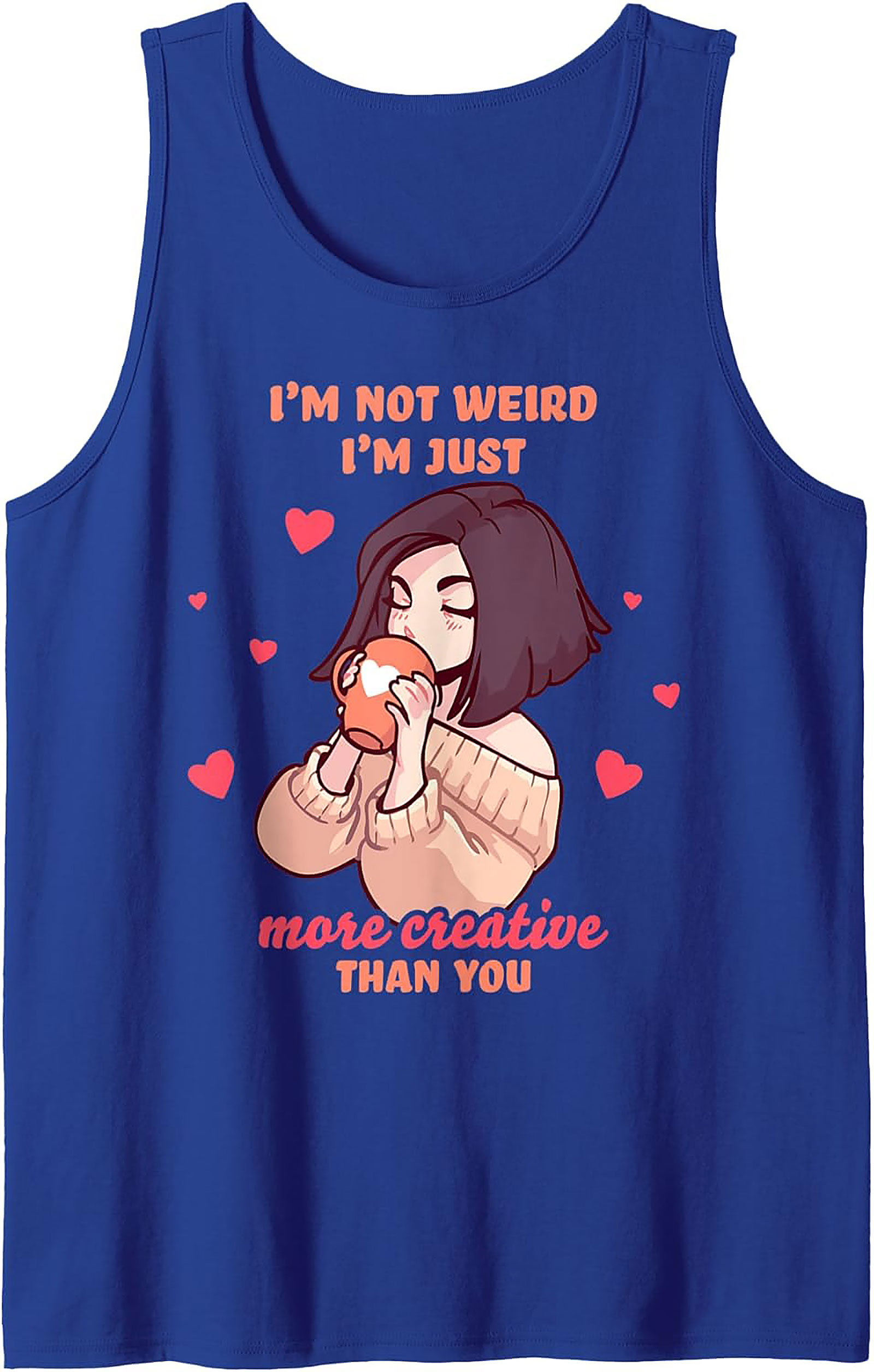 Creative Introvert Tank Top | Funny Graphic Tank for Artists
