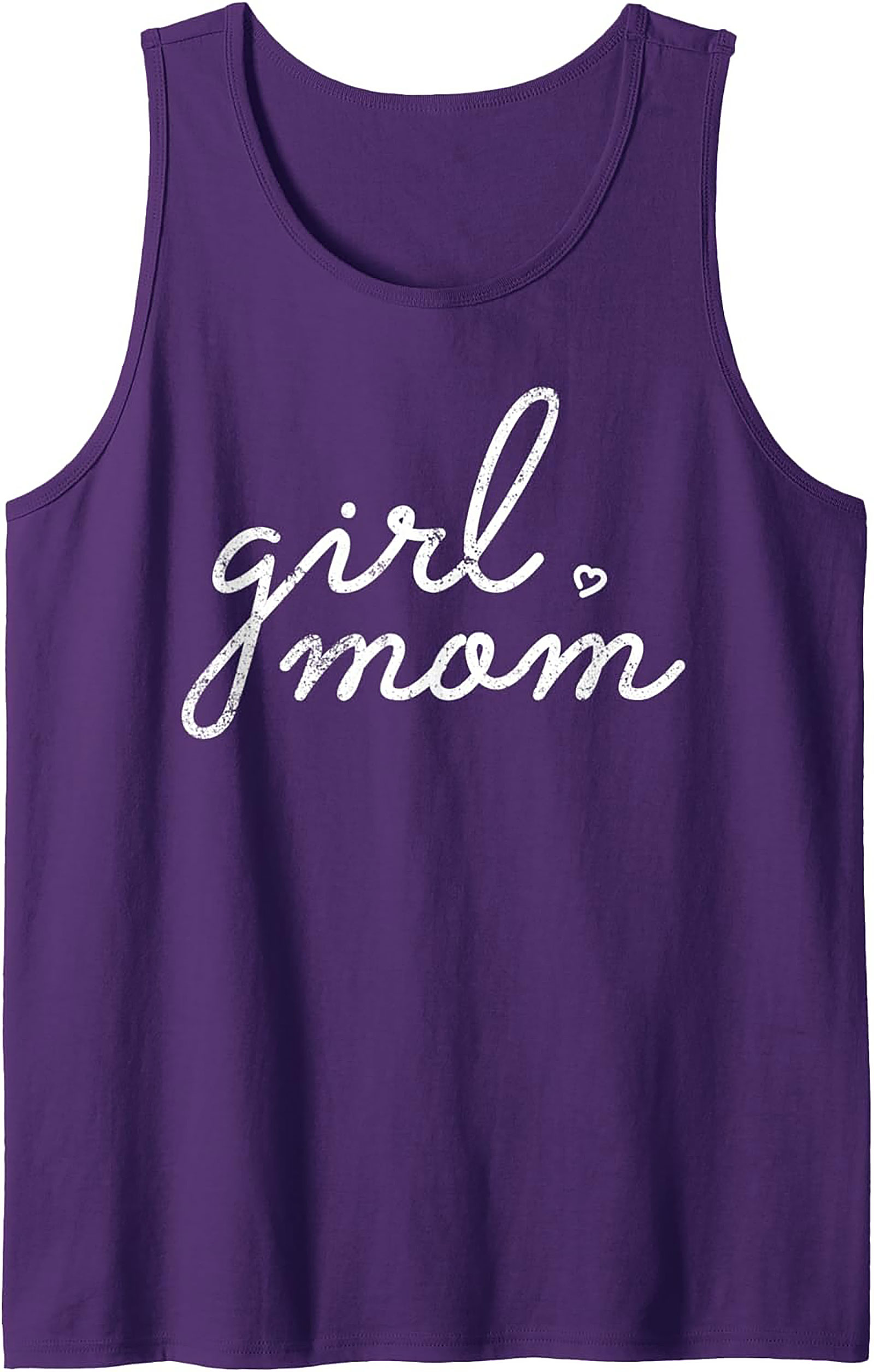 Girl Mom Tank Top Cute Motherhood Sleeveless Shirt